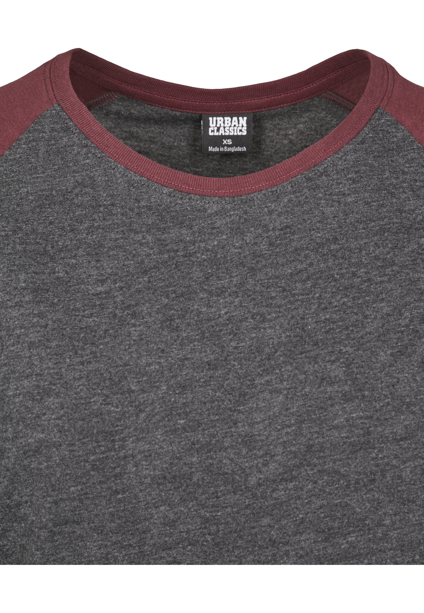 Thumbnail - URBAN CLASSICS Kurzarmshirt "Urban Classics Damen Ladies Contrast Raglan Tee" 1 Stk.