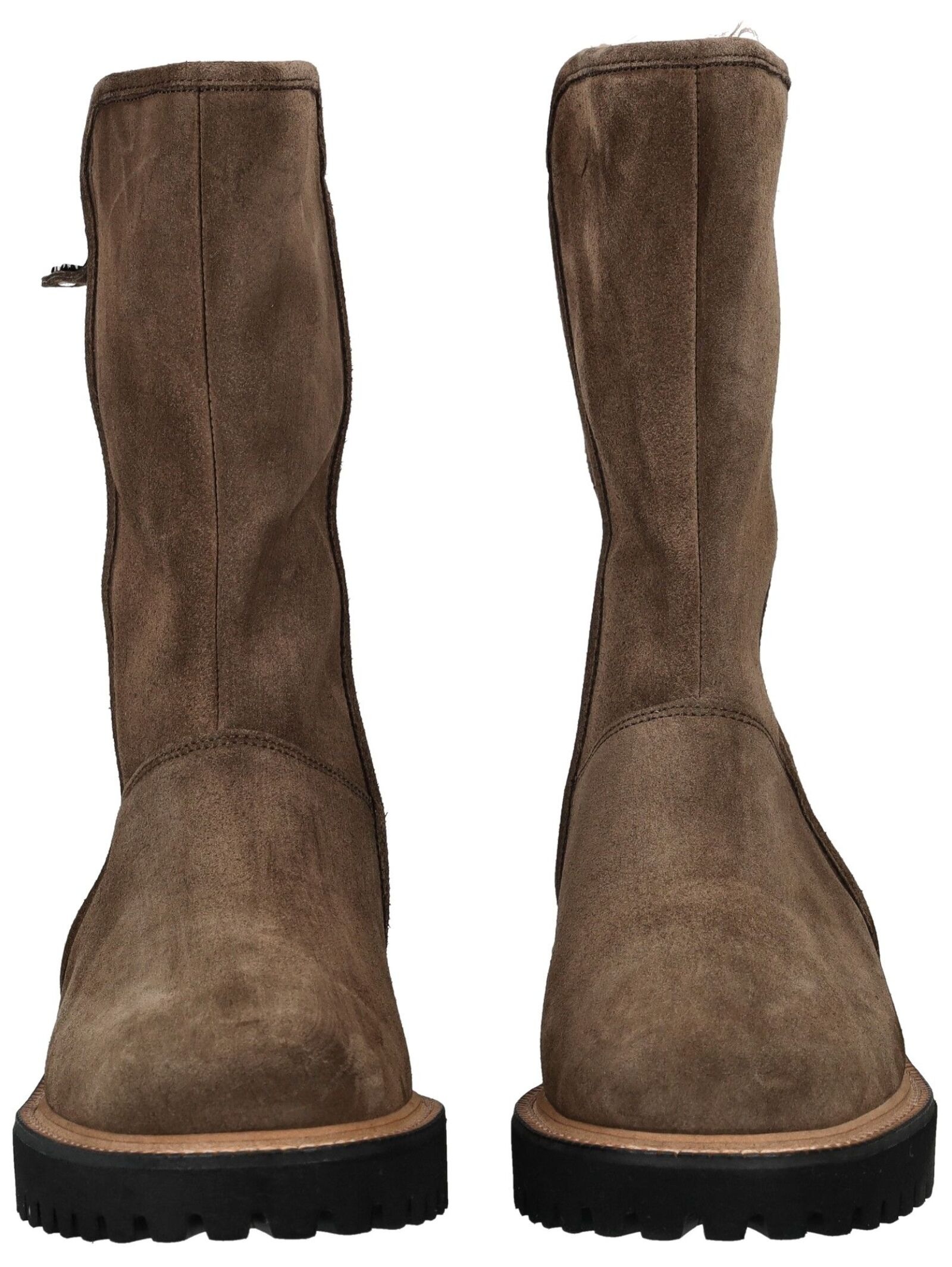 Stiefelette PAUL GREEN "Paul Green Stiefelette Veloursleder", Damen, Gr. 37,5, braun, Veloursleder, Schuhe Stiefelette 2