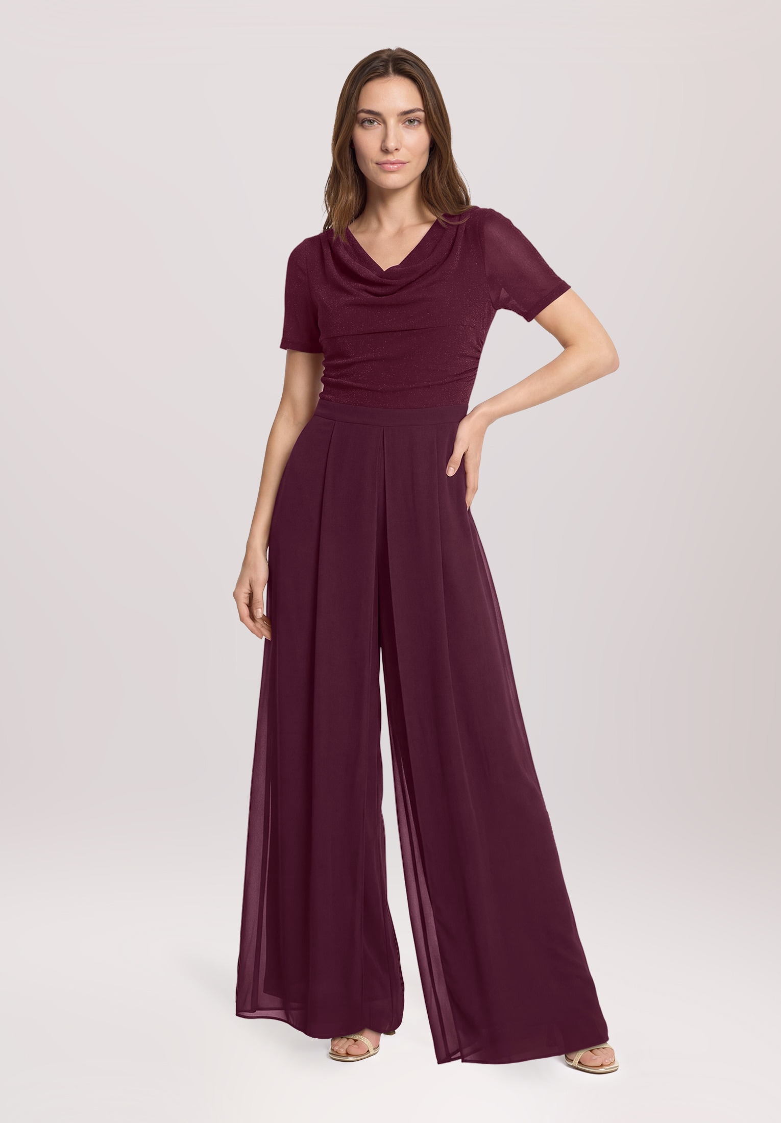 Vera Mont Overall »Damen mit Wasserfallausschnitt« 1