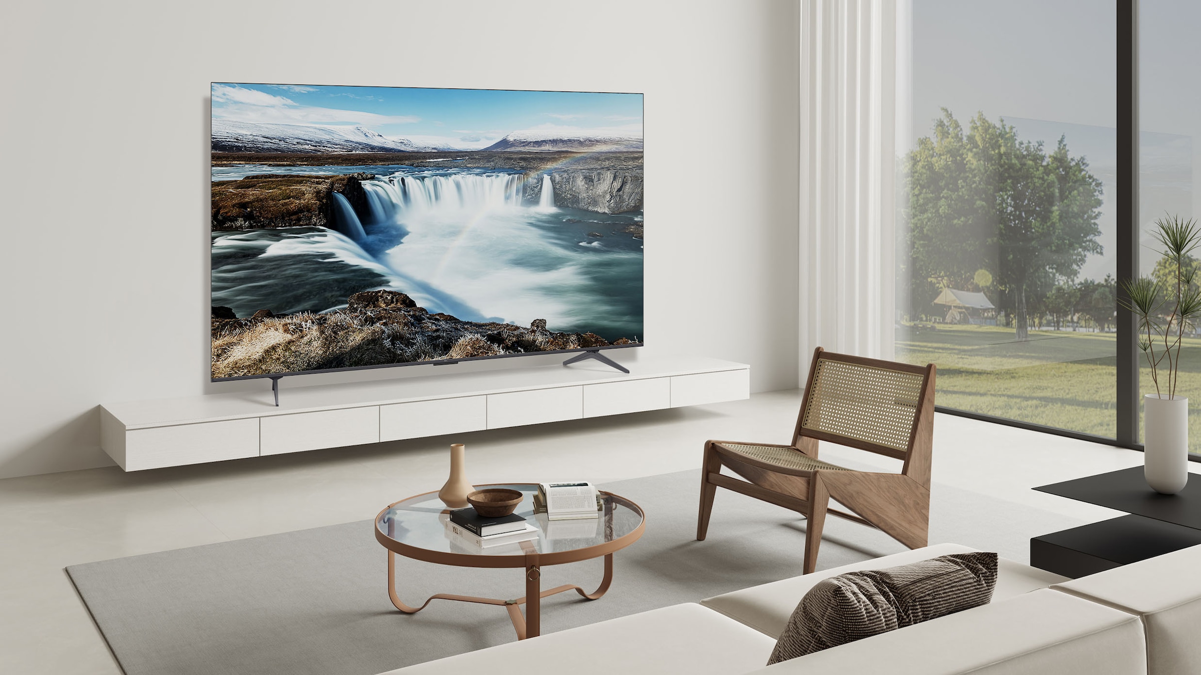 TCL Mini-LED-Fernseher »55T8D« 139 cm/55 ″ Smart-TV QD-Mini LED, AiPQ Pro Prozessor, 144Hz, ONKYO 2.1, Apple AirPlay 2
