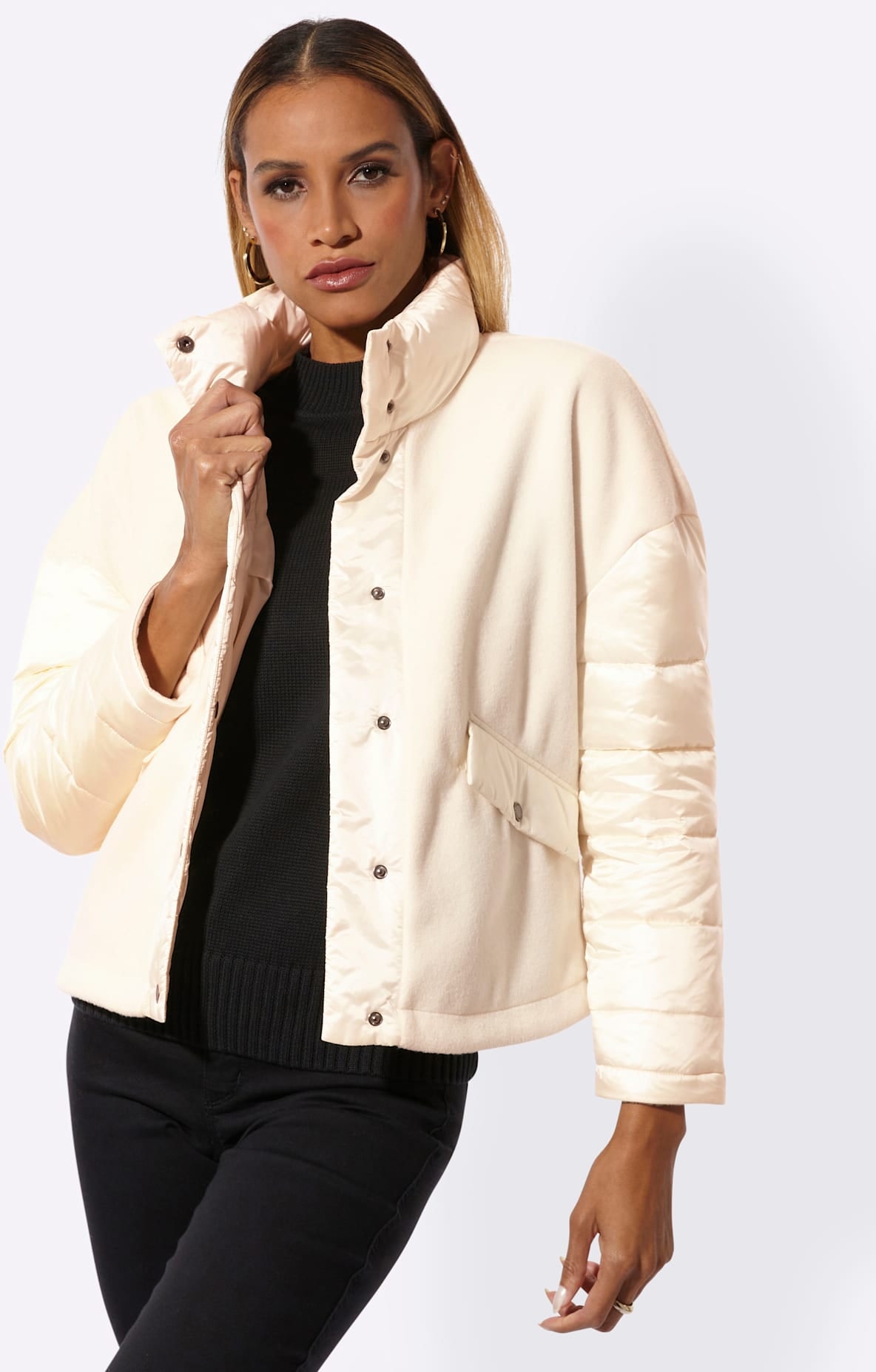 creation L Steppjacke ohne Kapuze