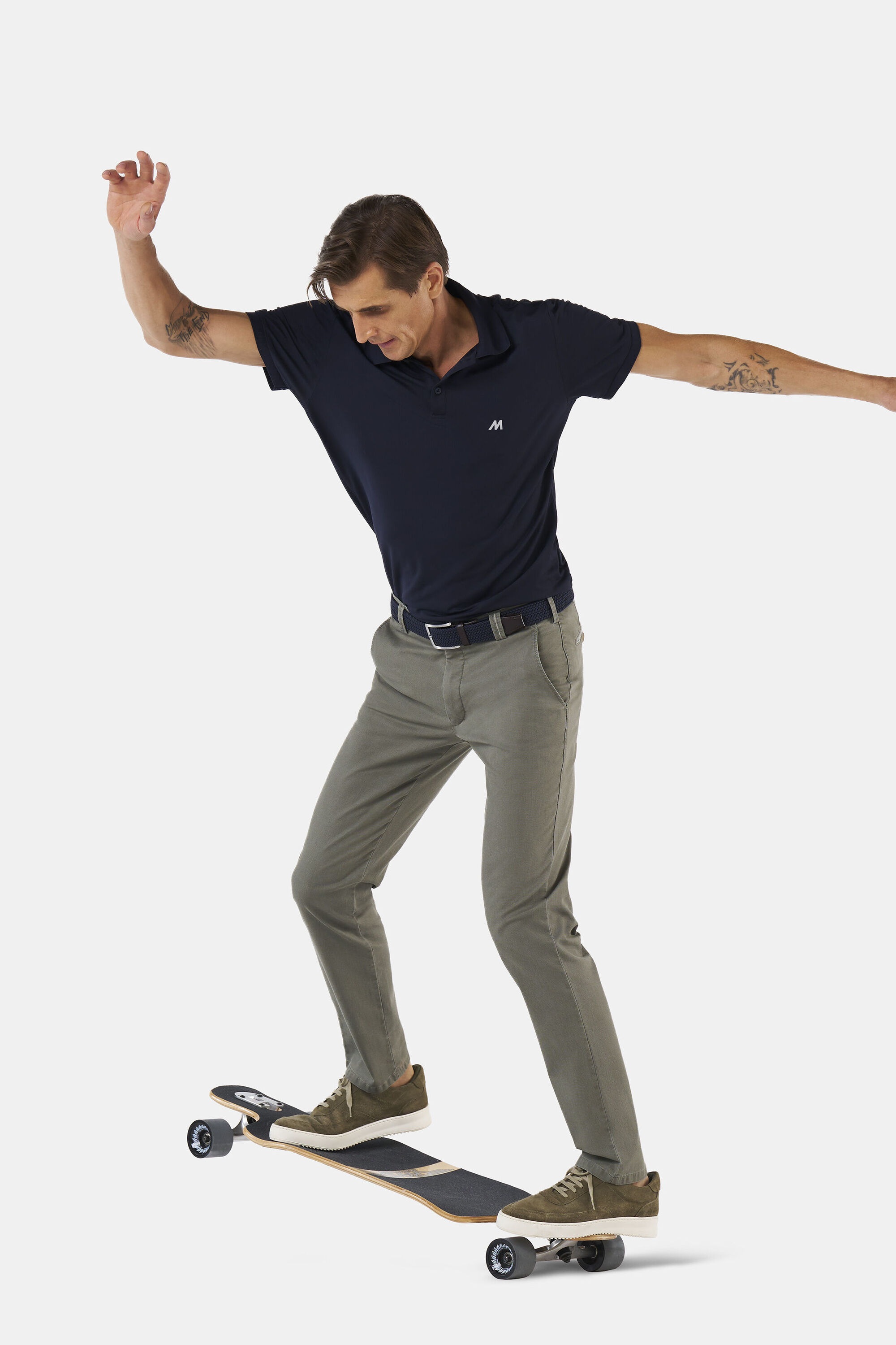 MEYER BONN Art.1-8121 Chinos Men Green 3