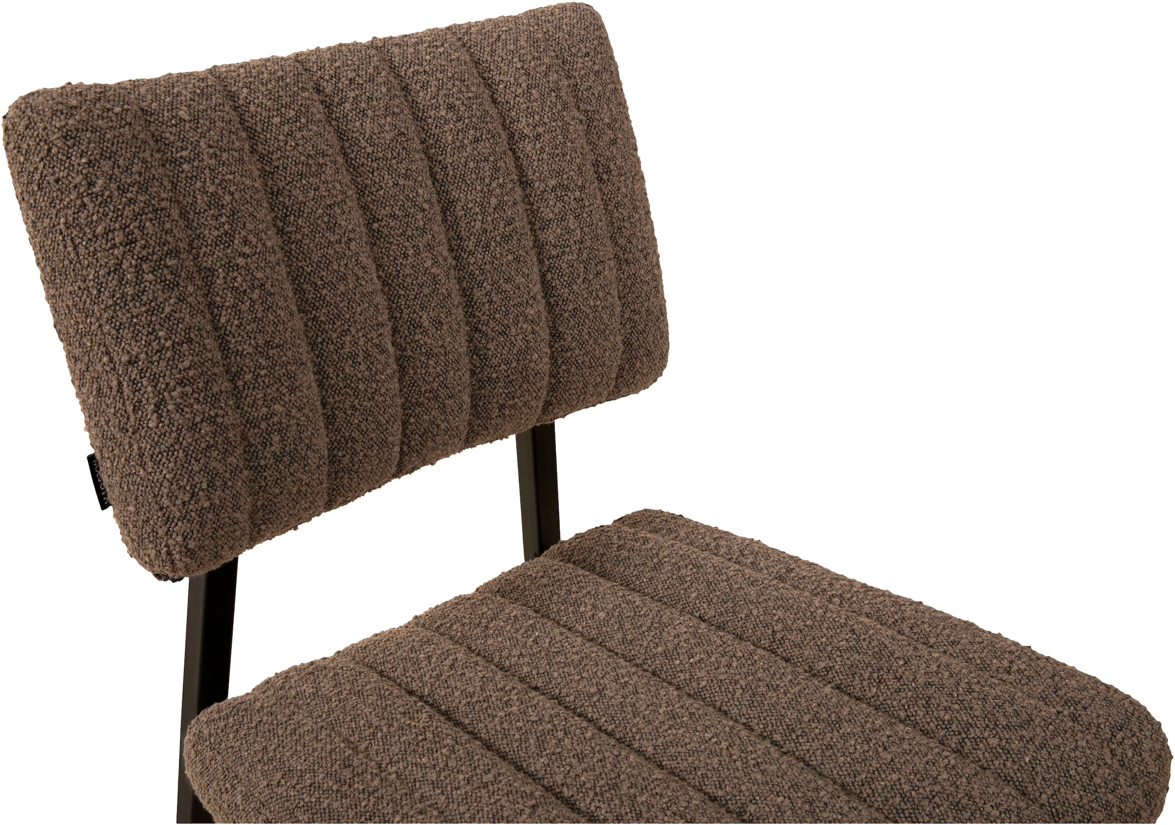 OMG Design Esszimmerstuhl »Dirk«, (Set), 2 St., Stoff, moderner Boucle Bezug, bequem gepolstert