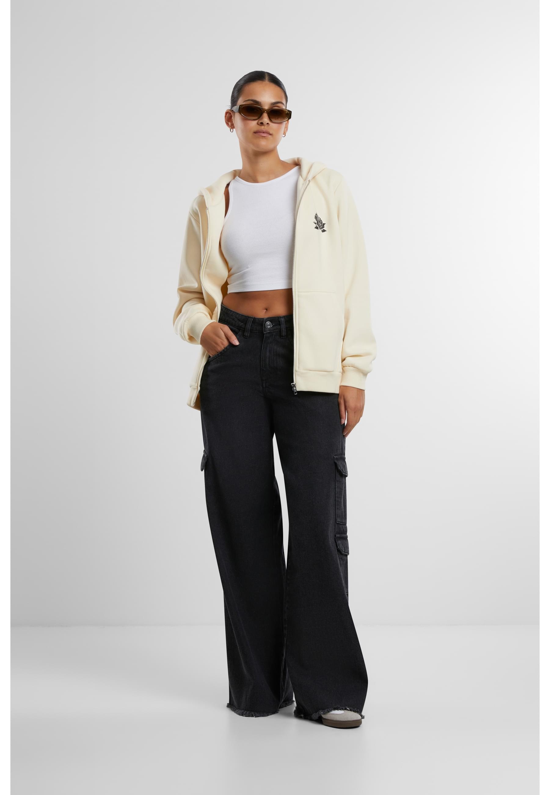 Miss Tee Sweatjacke »Miss Tee Romantic Dreamers Ladies Fluffy Zip Hoody«