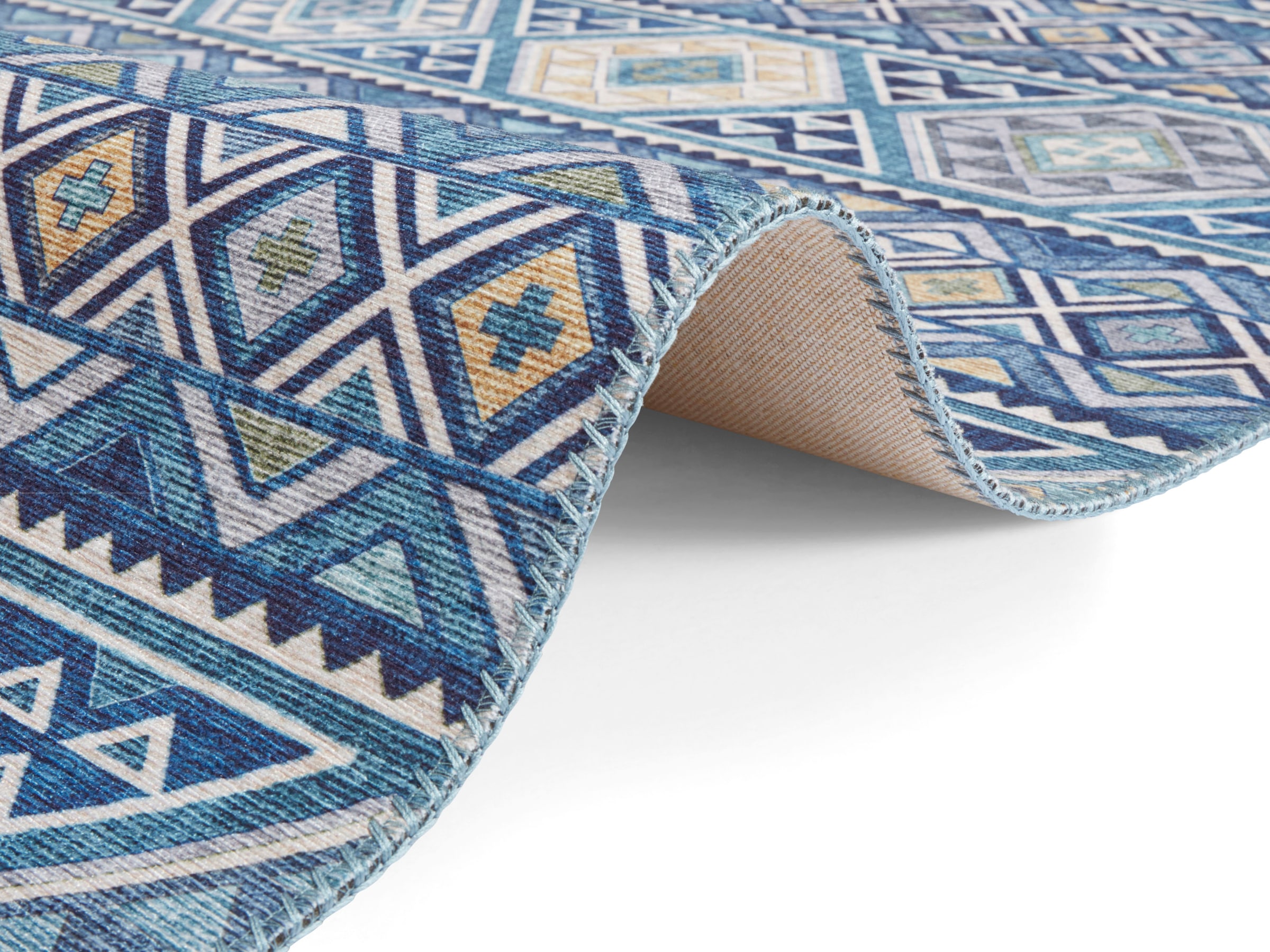ELLE DECORATION Teppich »Anatolian«, rechteckig, 5 mm Höhe, Orient Optik, Vintage Design, gekettelt, kräftige Farben