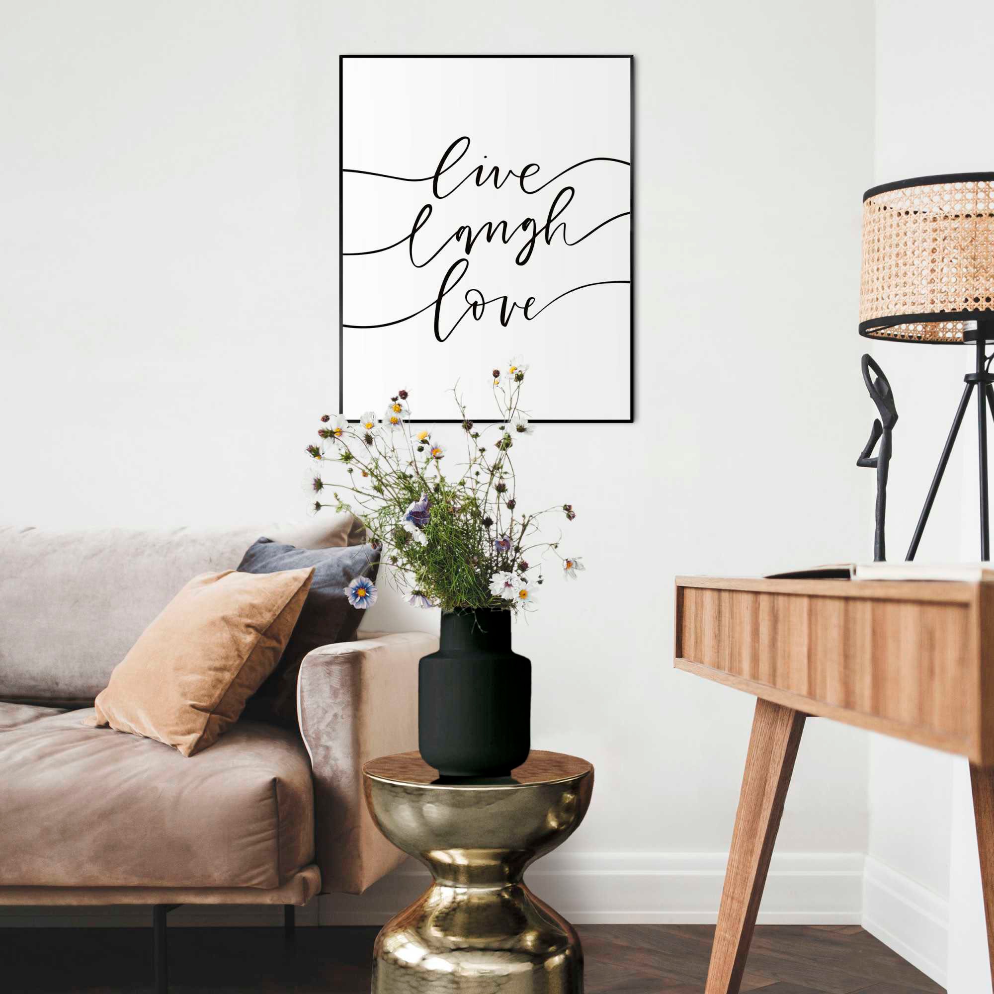 Reinders Poster "Live laugh love" günstig online kaufen