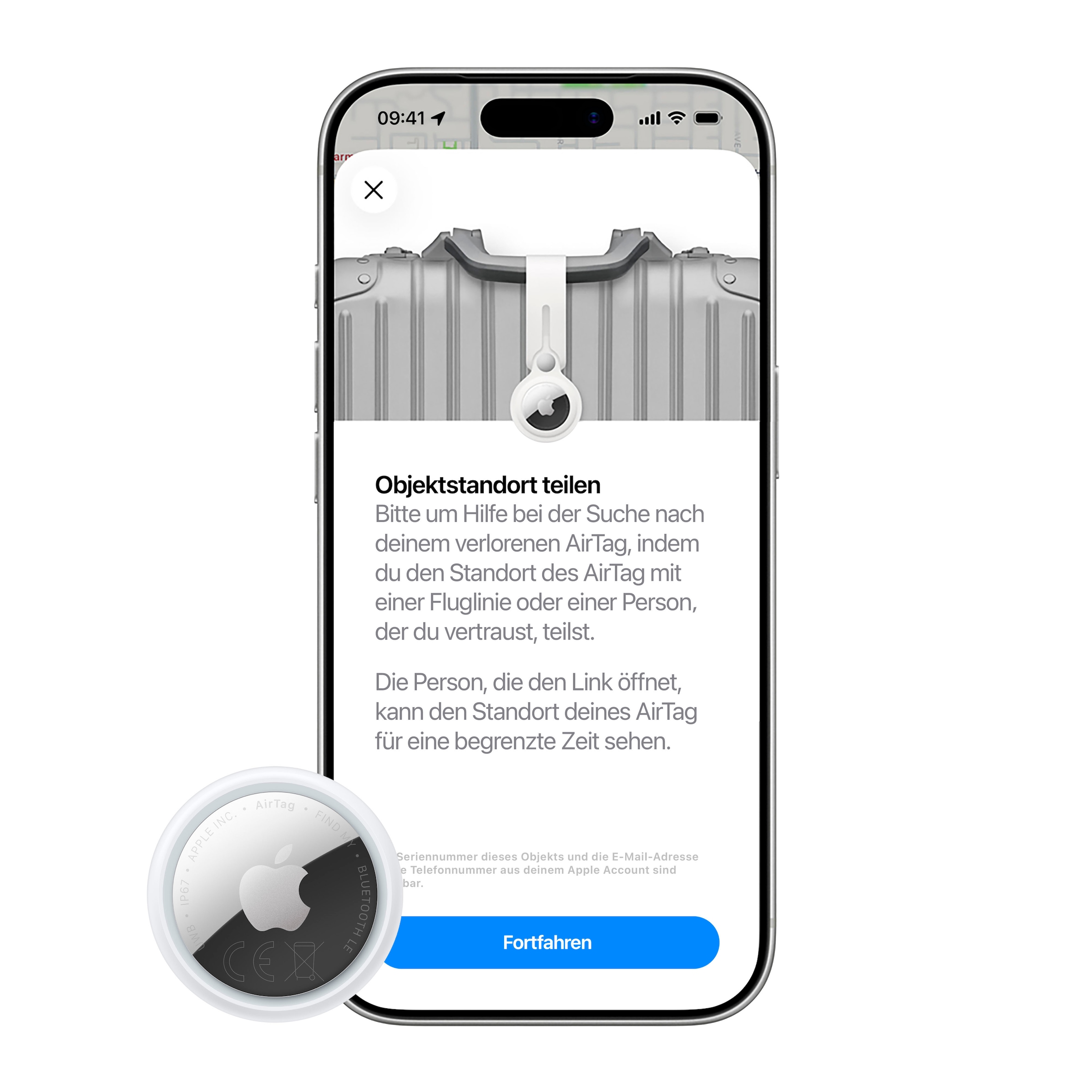 Apple Bluetooth-Tracker »AirTag 2nd Gen 4er Pack«