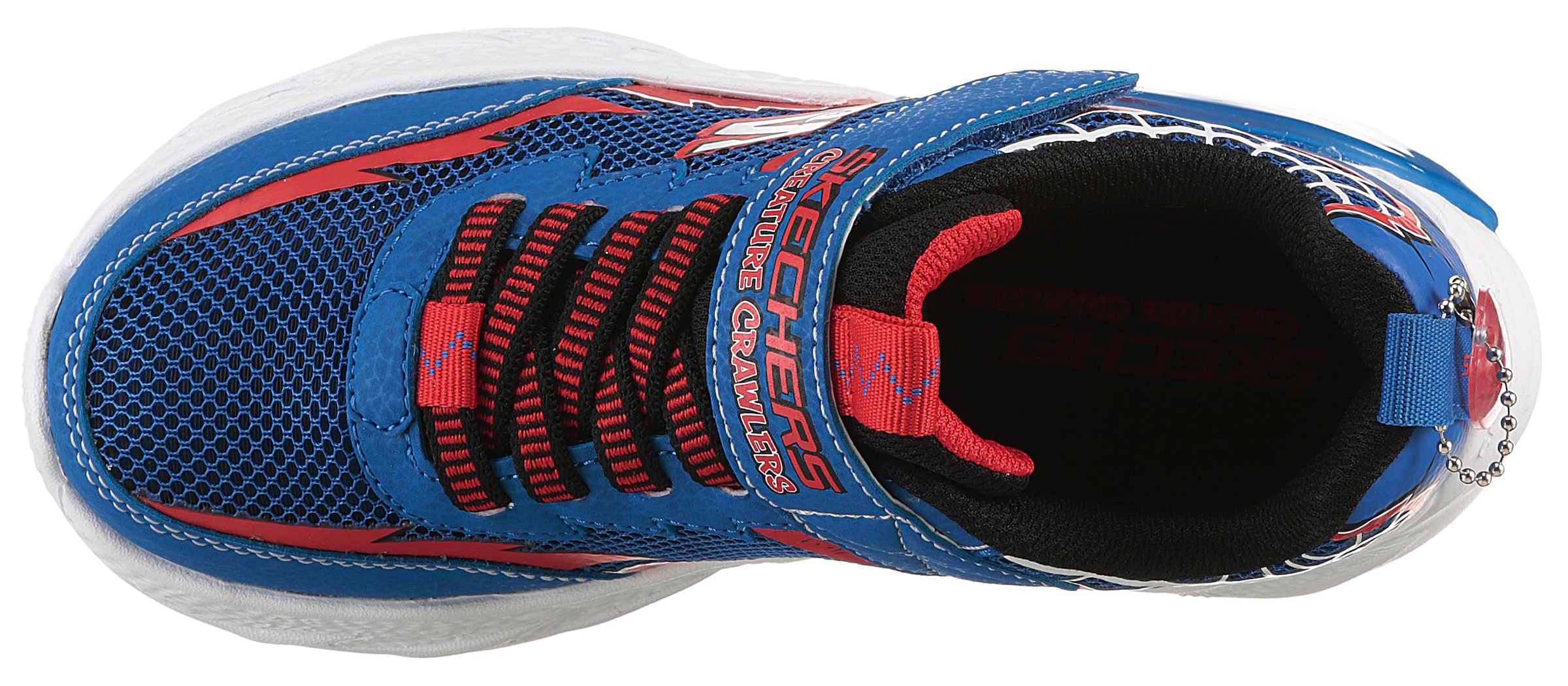 Skechers Sneaker »CREATURE-CRAWLERS«, Blink,-Klettschuh mit coolem Motiv, Größenschablone zum Download
