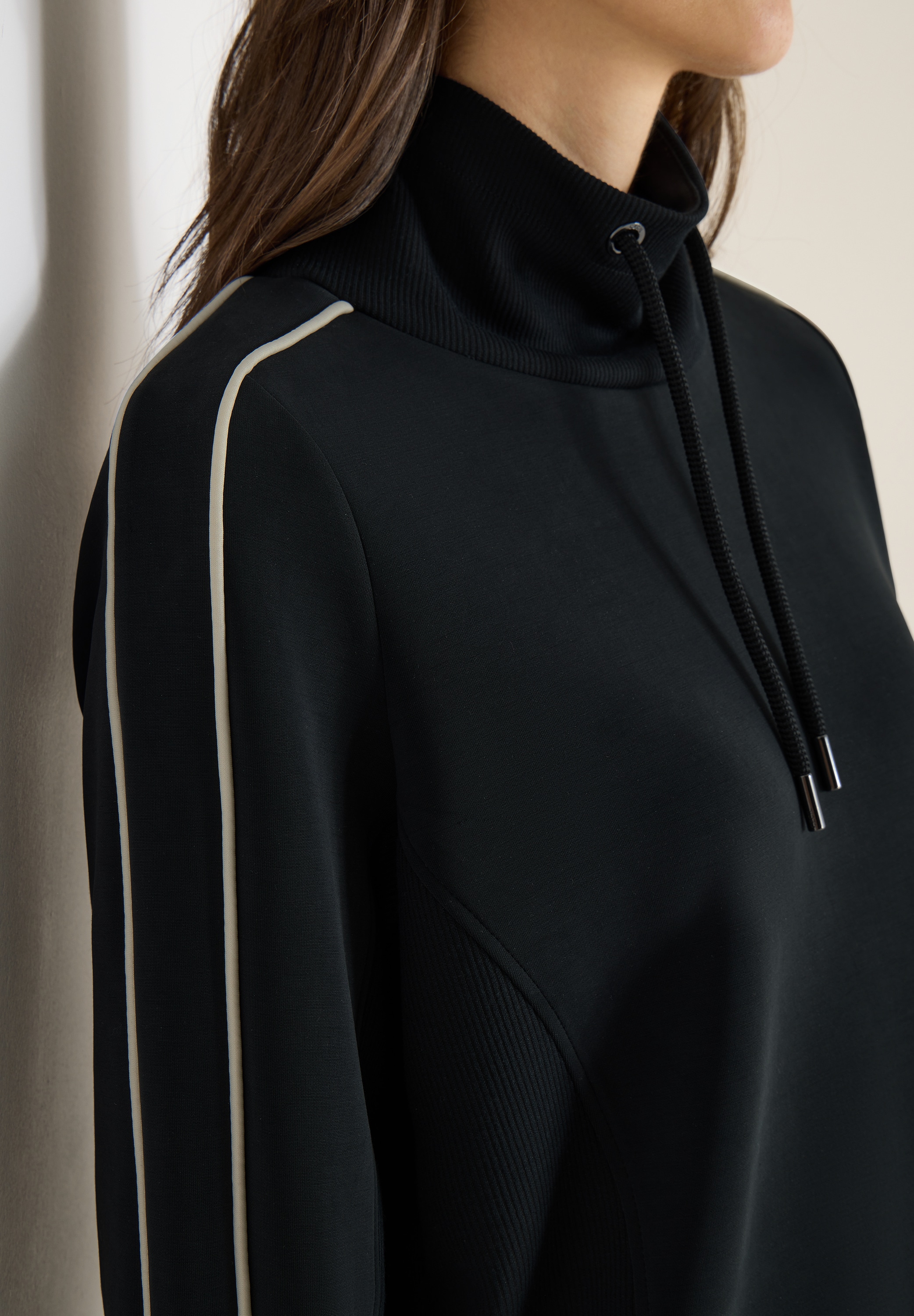 Cecil Sweatshirt , Langarm mit Tapedetails
