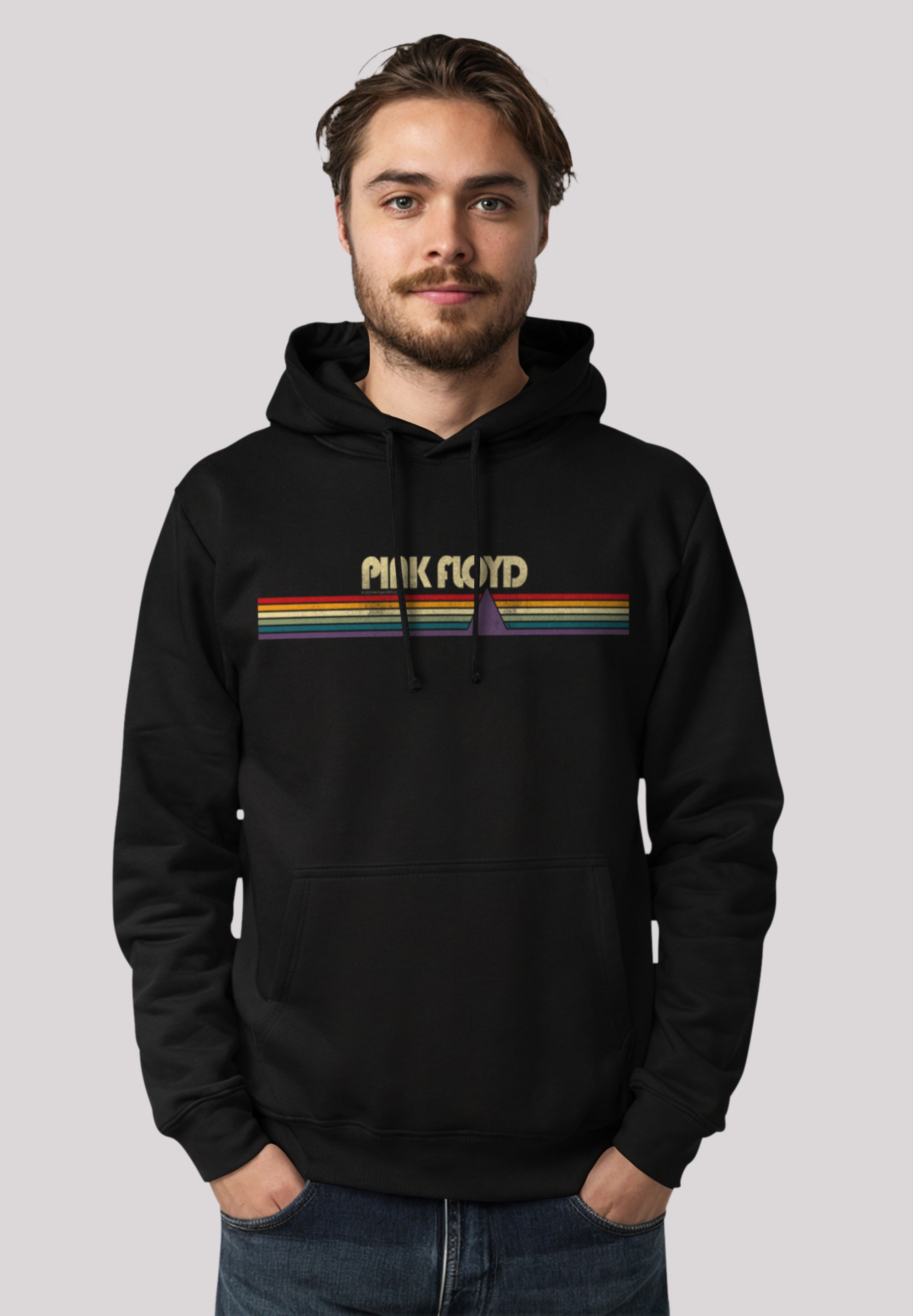 F4NT4STIC Kapuzenpullover "Pink Floyd Prism Retro Stripes", Premium Qualitä günstig online kaufen