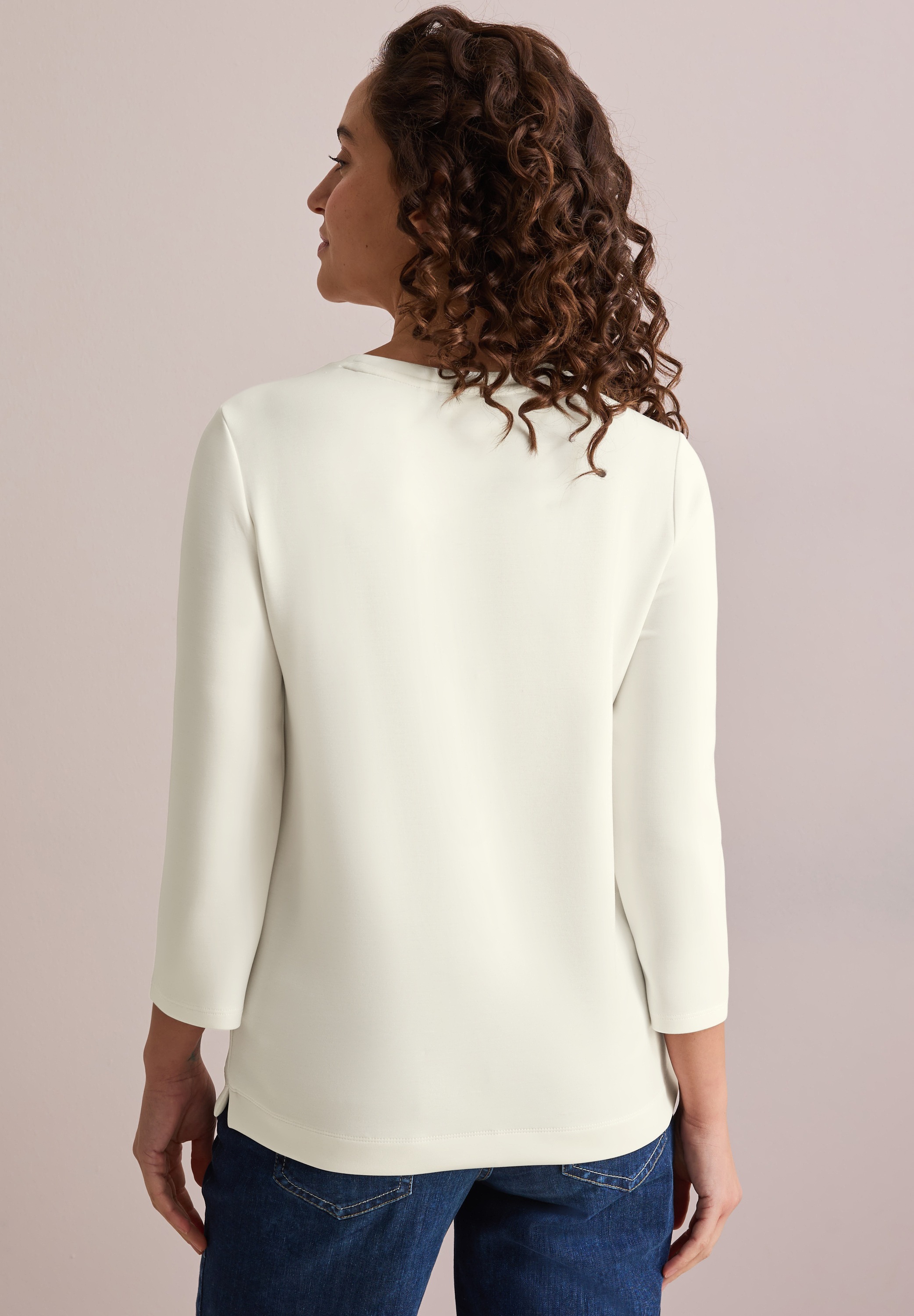 Cecil Print-Shirt, aus softem Materialmix