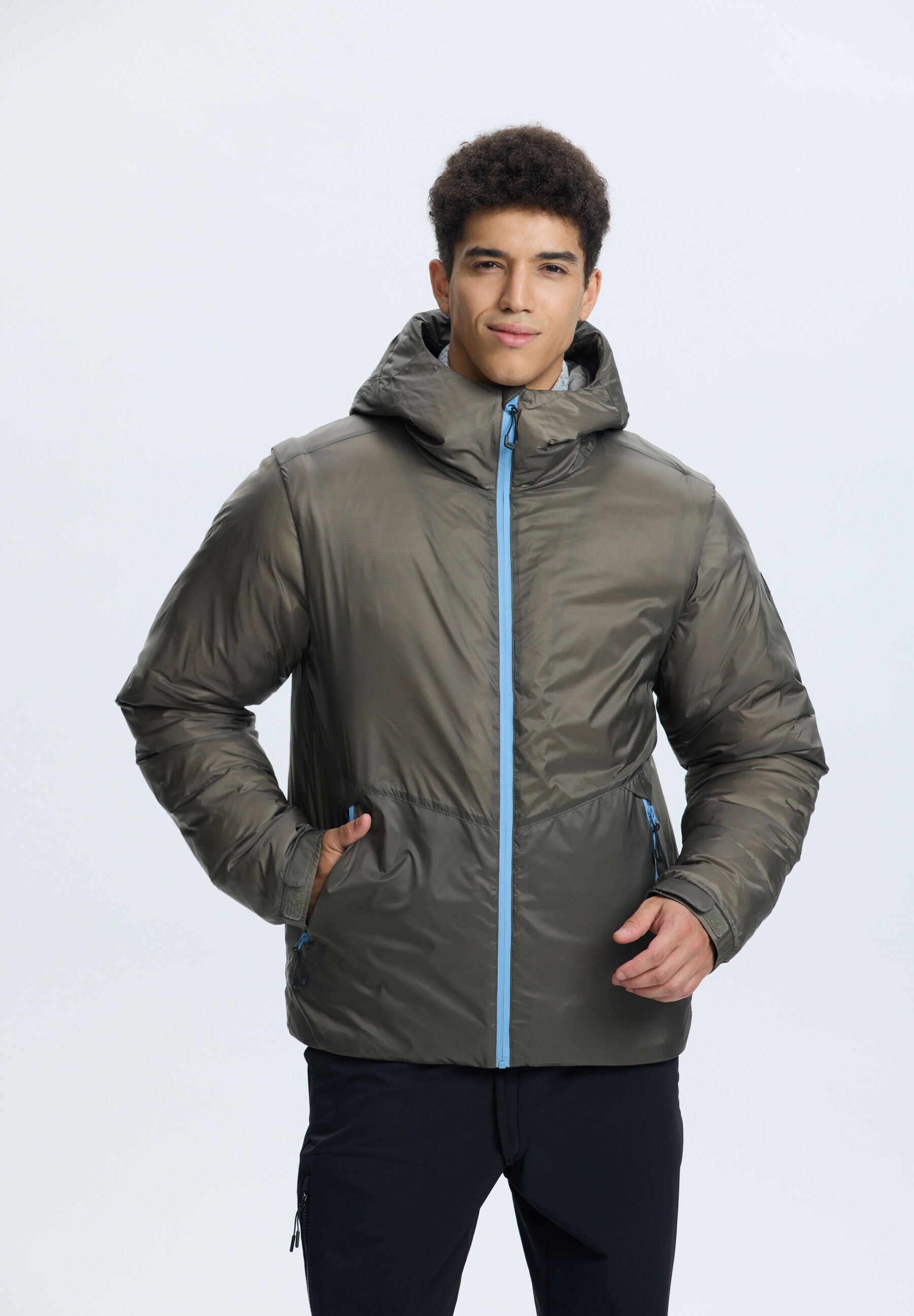 Outdoorjacke ICEPEAK "Icepeak Jacke Morenci", Herren, Gr. 50, antikgrün, 100% Polyamid, Jacken Outdoorjacke
