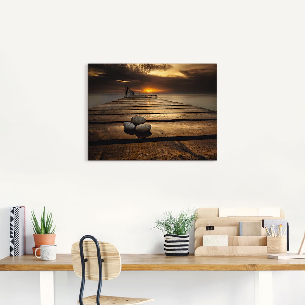 Artland Wandbild »Sonnenaufgang am Schwarzen Meer«, Sonnenaufgang & -untergang, (1 St.)