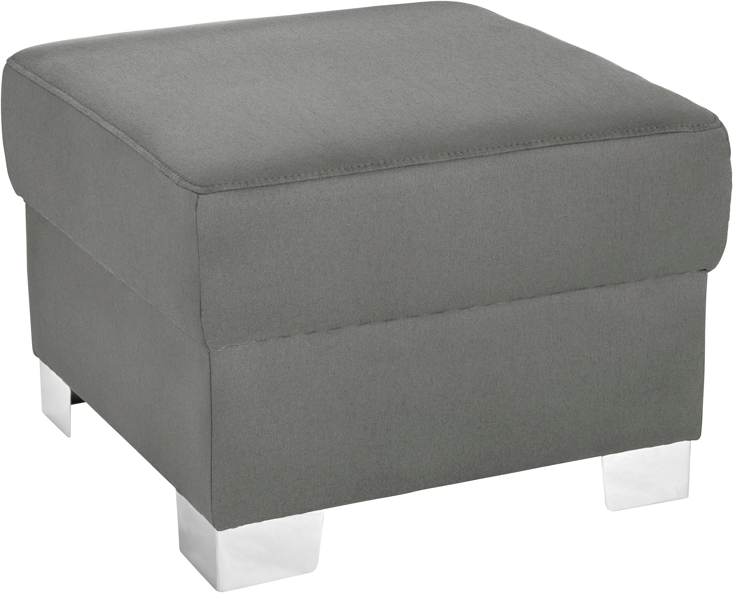 DOMO collection Hocker "Anzio", wahlweise mit Federkern