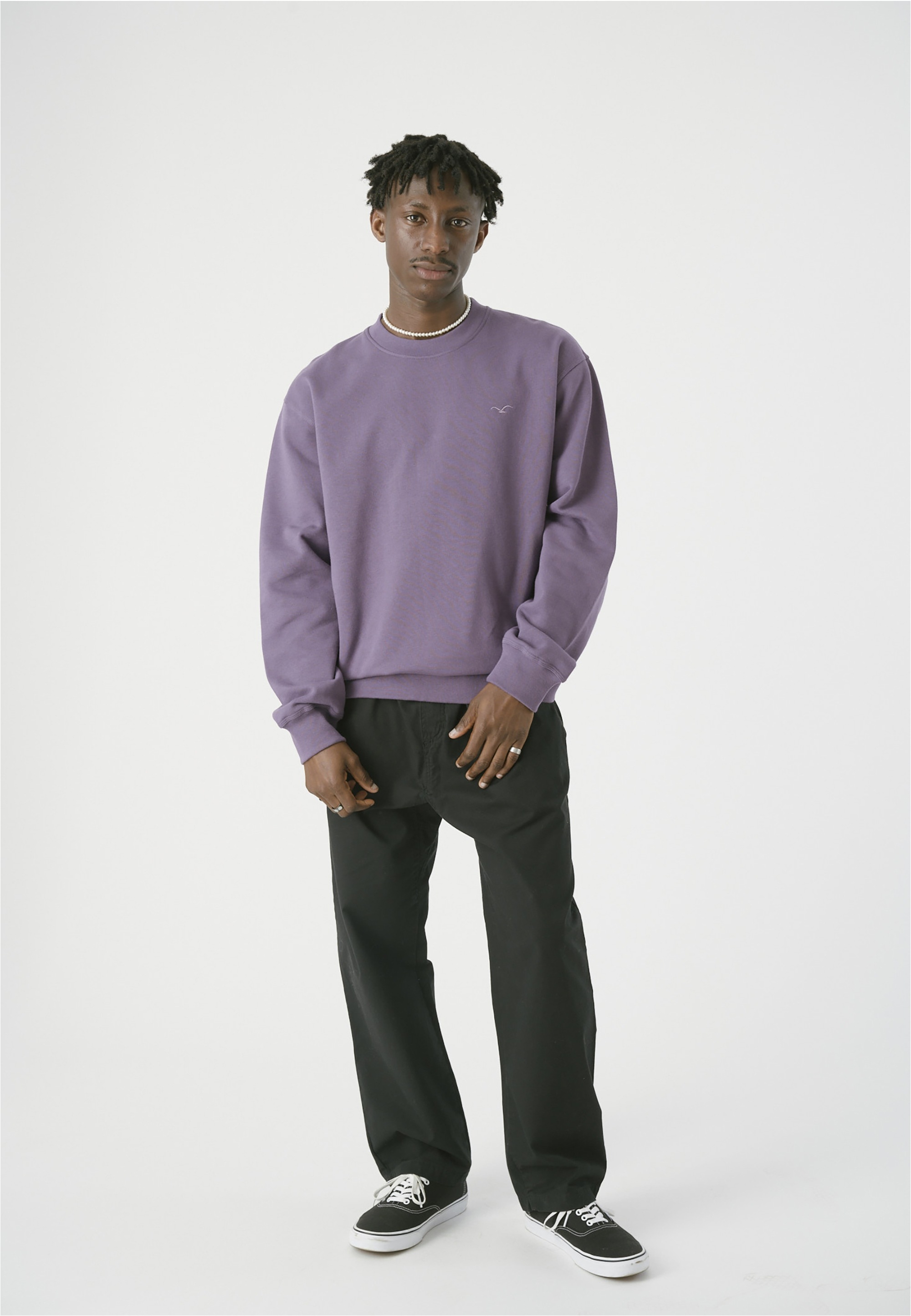 Cleptomanicx Sweatshirt »Ligull Boxy«, mit kleiner Möwenstickerei