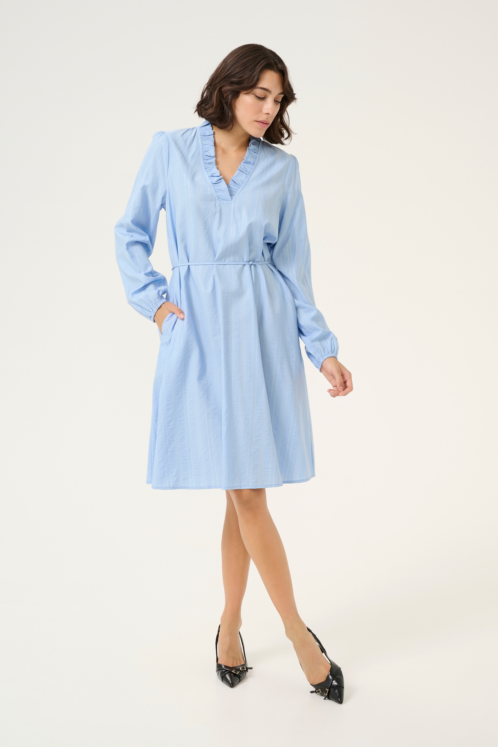 KAFFE Midikleid »Damen Kleid KAsanni«