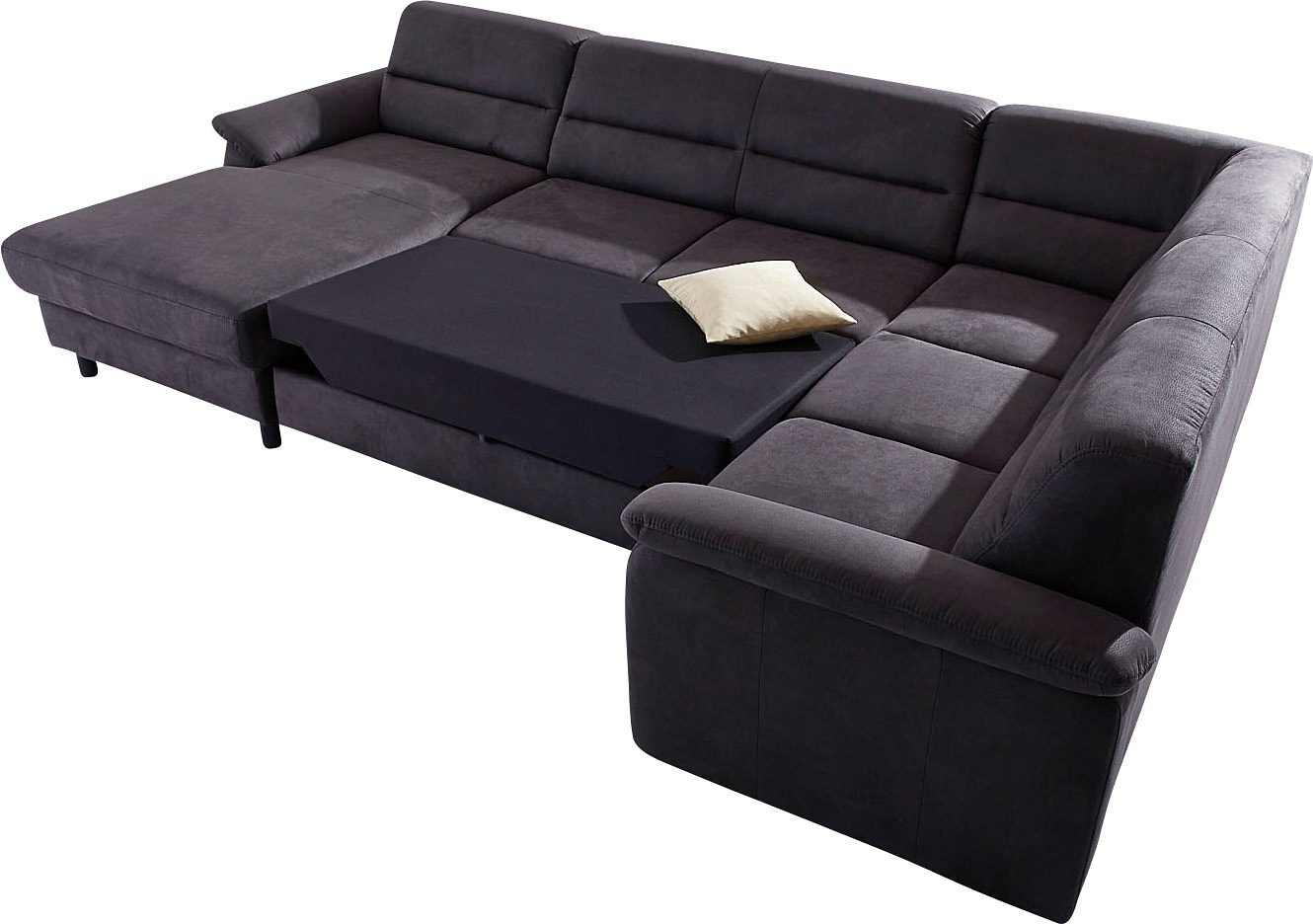 sit&more Wohnlandschaft "Top Ascara U-Form" inklusive Boxspring/Federkern-Polsterung, wahlweise mit Schlaffunktion