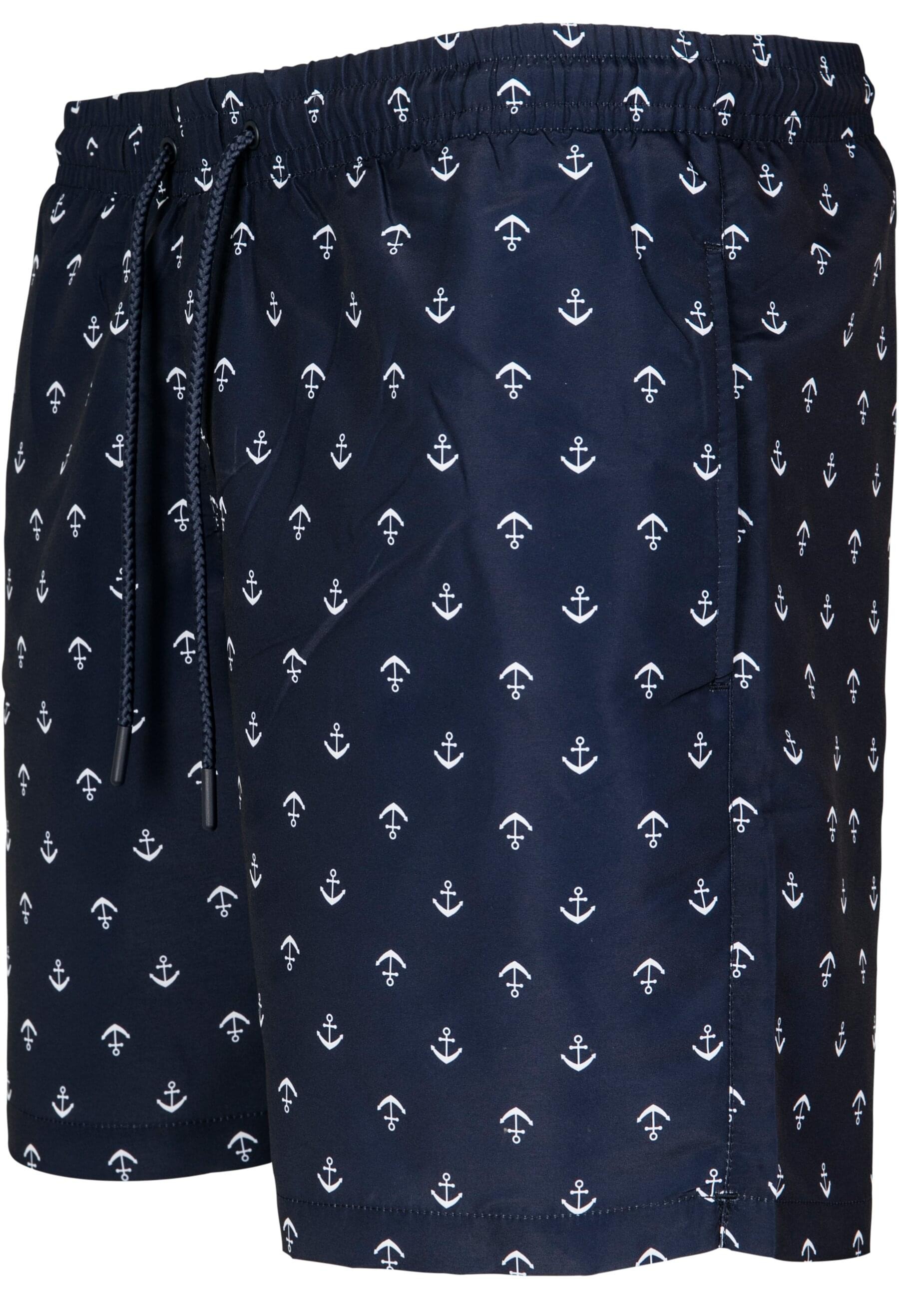 URBAN CLASSICS Badeshorts »Urban Classics Herren Pattern Swim Shorts«