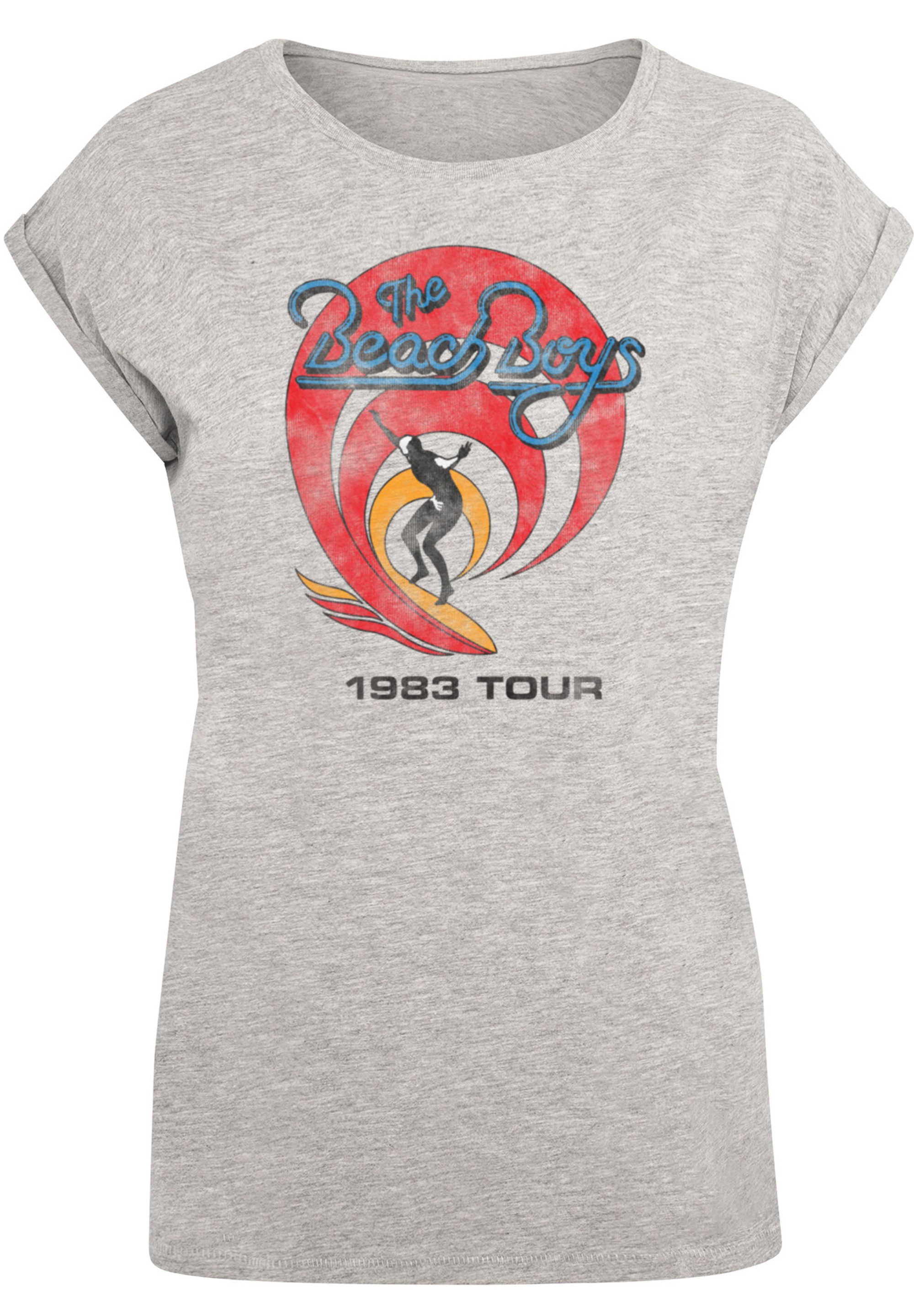 F4NT4STIC T-Shirt »The Beach Boys Band Surfer '83 Vintage«, Print