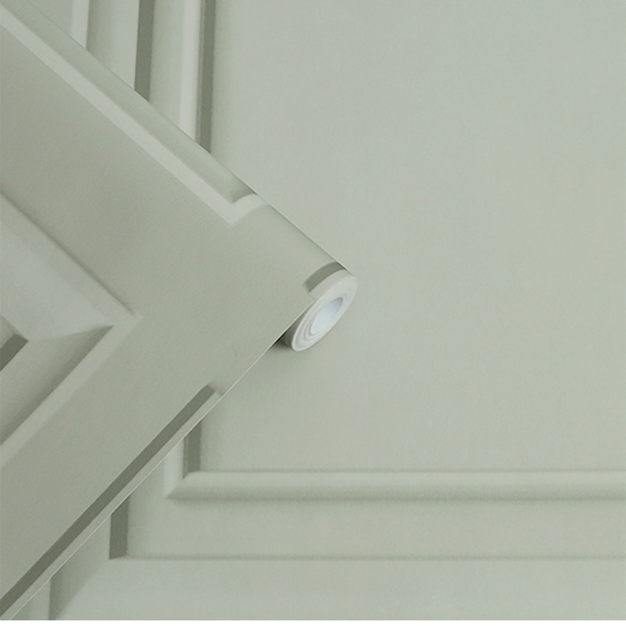 LAURA ASHLEY Vliestapete »Laura Ashley Redbrook Wood Panel Sage Vliestapete«, 3D-Optik, Laura Ashley Redbrook Wood Panel Sage Vliestapete