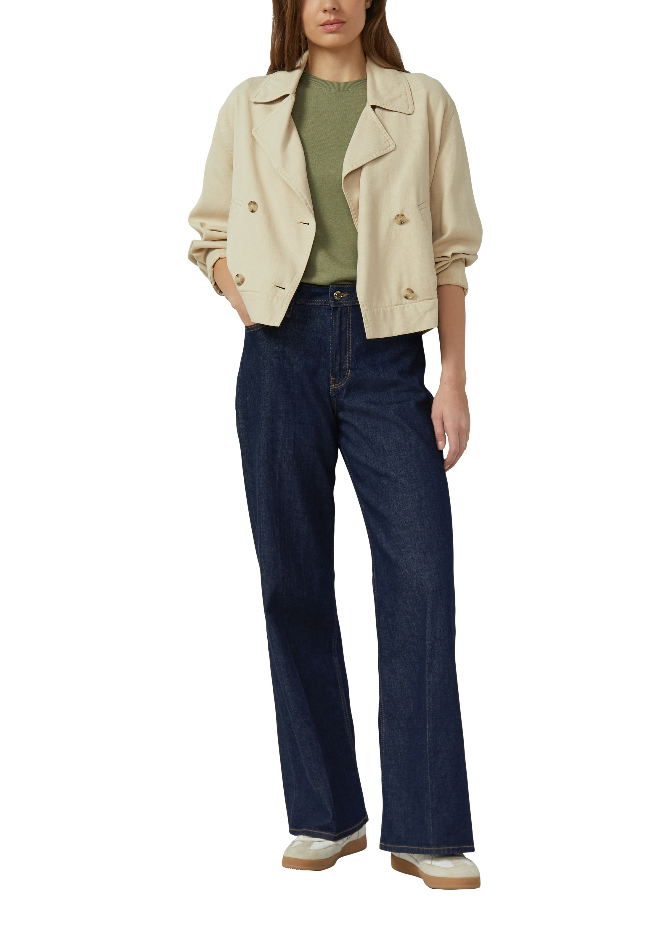 s.Oliver Strickpullover Halbarm-Strick mit Viskose günstig online kaufen