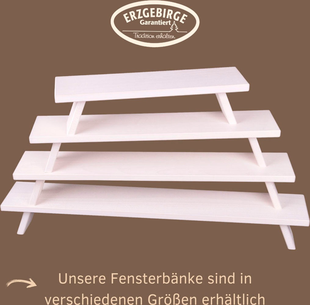 Weigla Schwibbogen-Fensterbank "Weihnachtsdeko, Made in Germany" aus Buchen günstig online kaufen