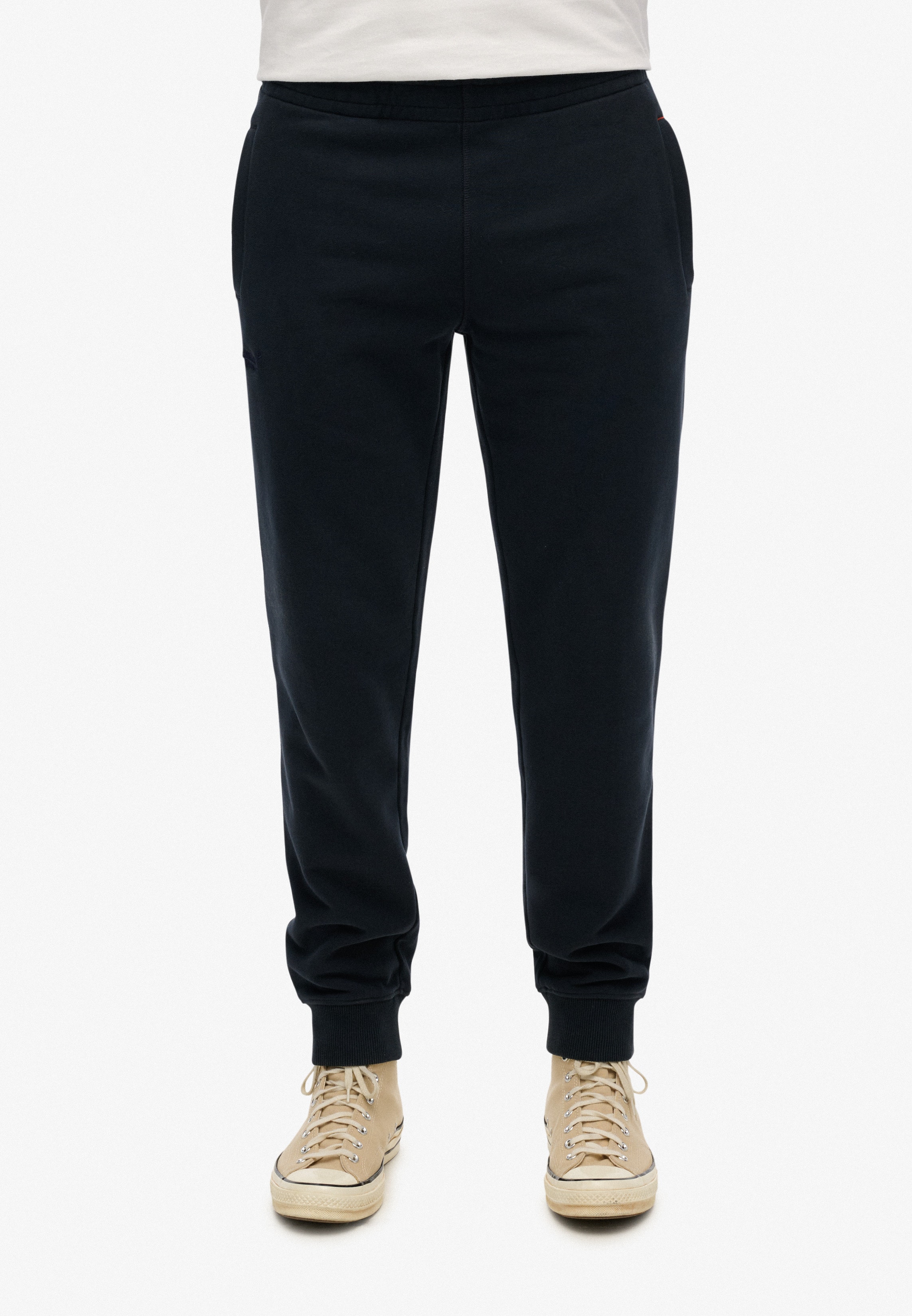 Superdry Sweathose "ESSENTIAL LOGO JOGGERS HB" aus Baumwollmischung, mit angerauter Sweatware, Relaxed Fit