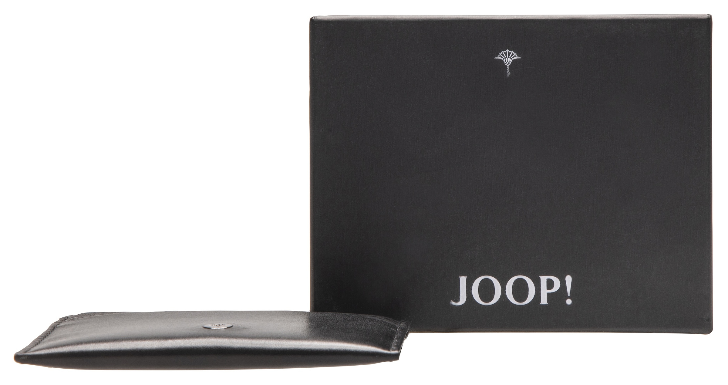 JOOP! Kartenetui »cardona peteus cardholder h8«, mit silberfarbenem Detail