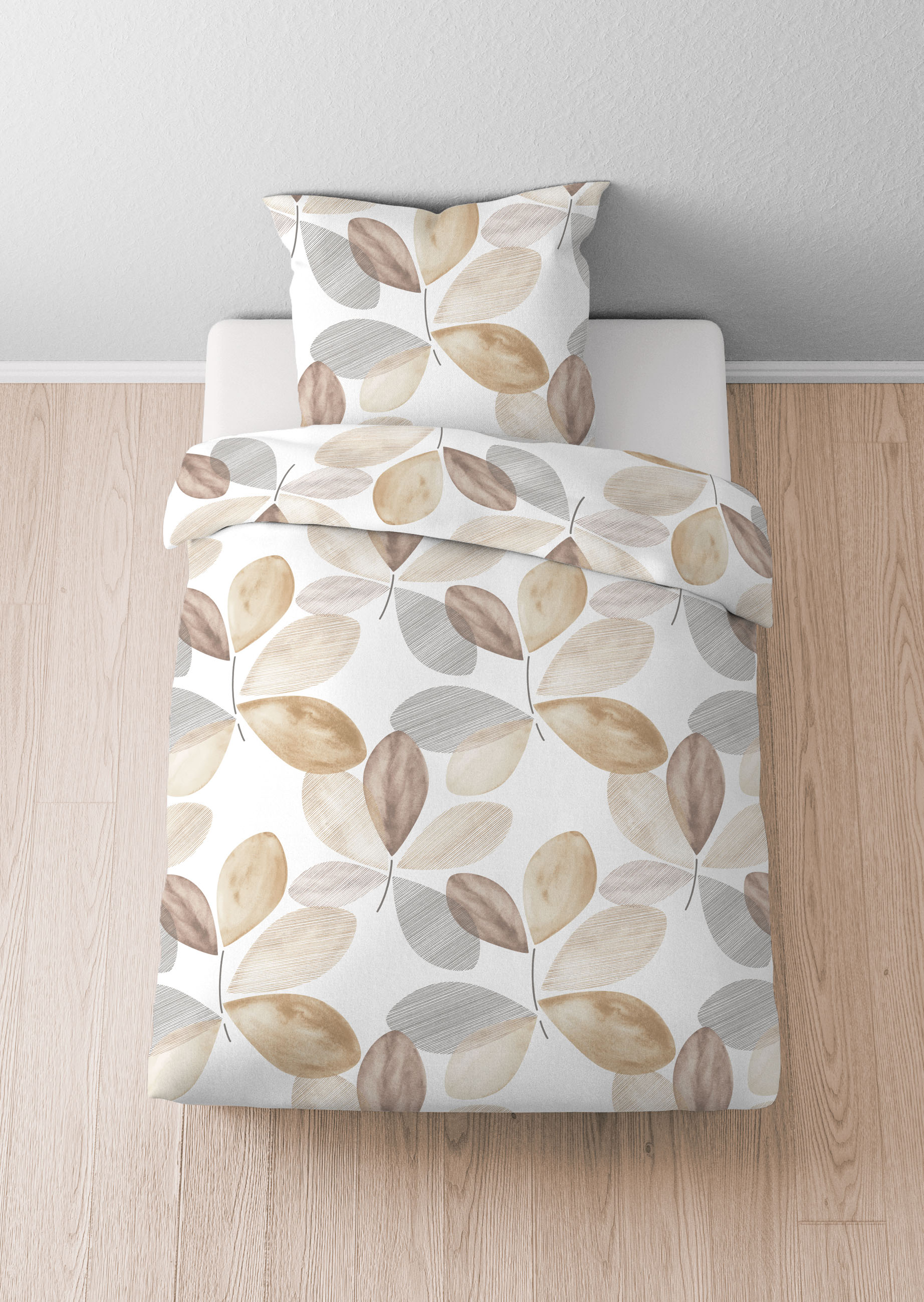 Castell - Markenbettwäsche Bettwäsche "0360745" 2 Stk. tlg. Thermo-Fleece, günstig online kaufen