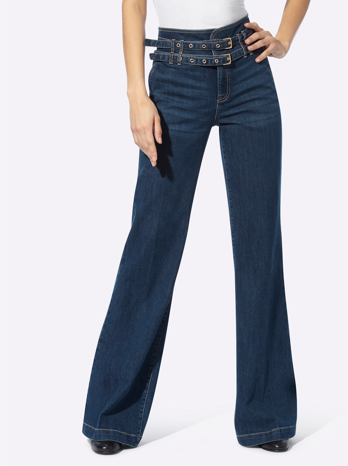 heine Bootcut-Jeans, (1 tlg.)
