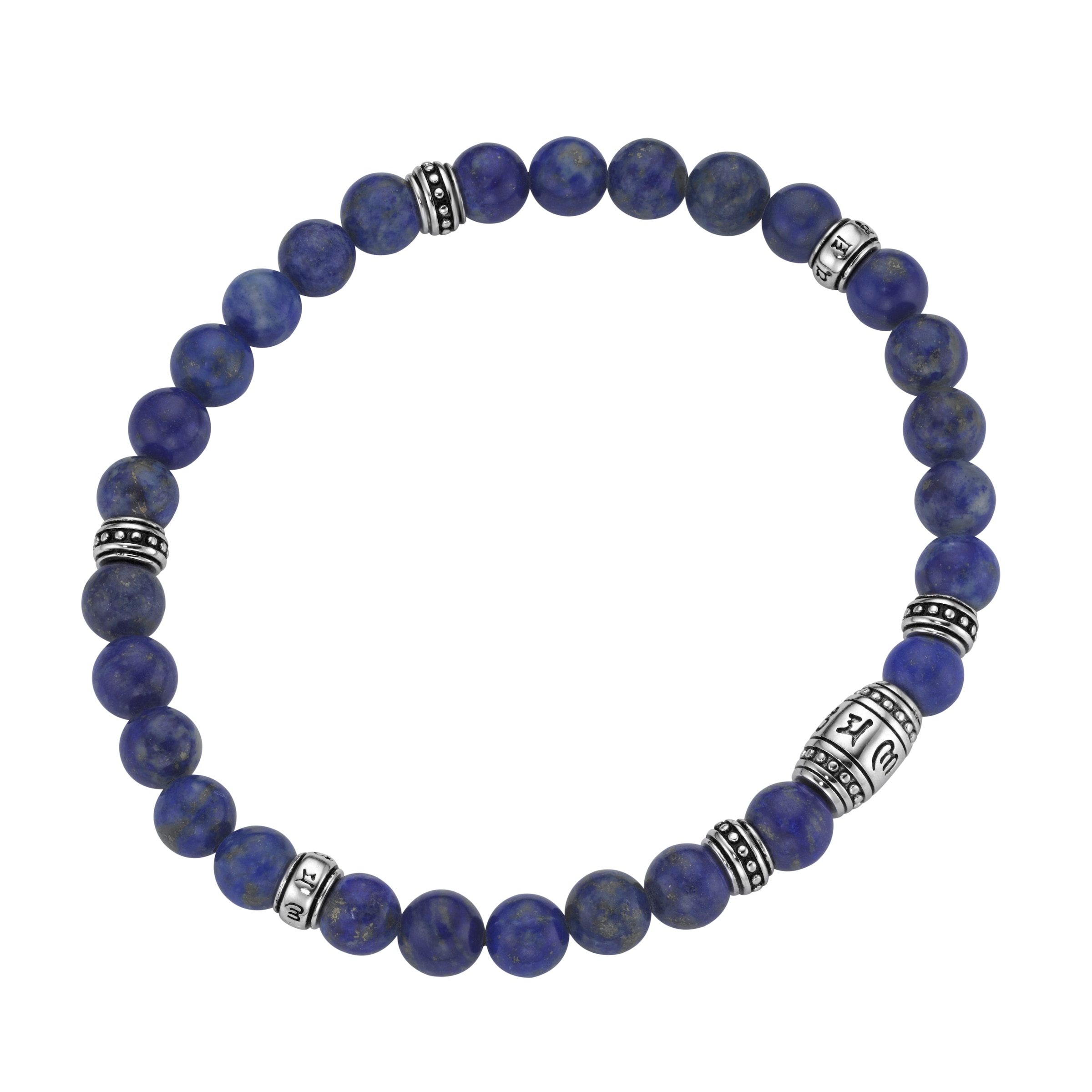 GIORGIO MARTELLO MILANO Armband »mit Lapis-Kugeln, Silber 925«