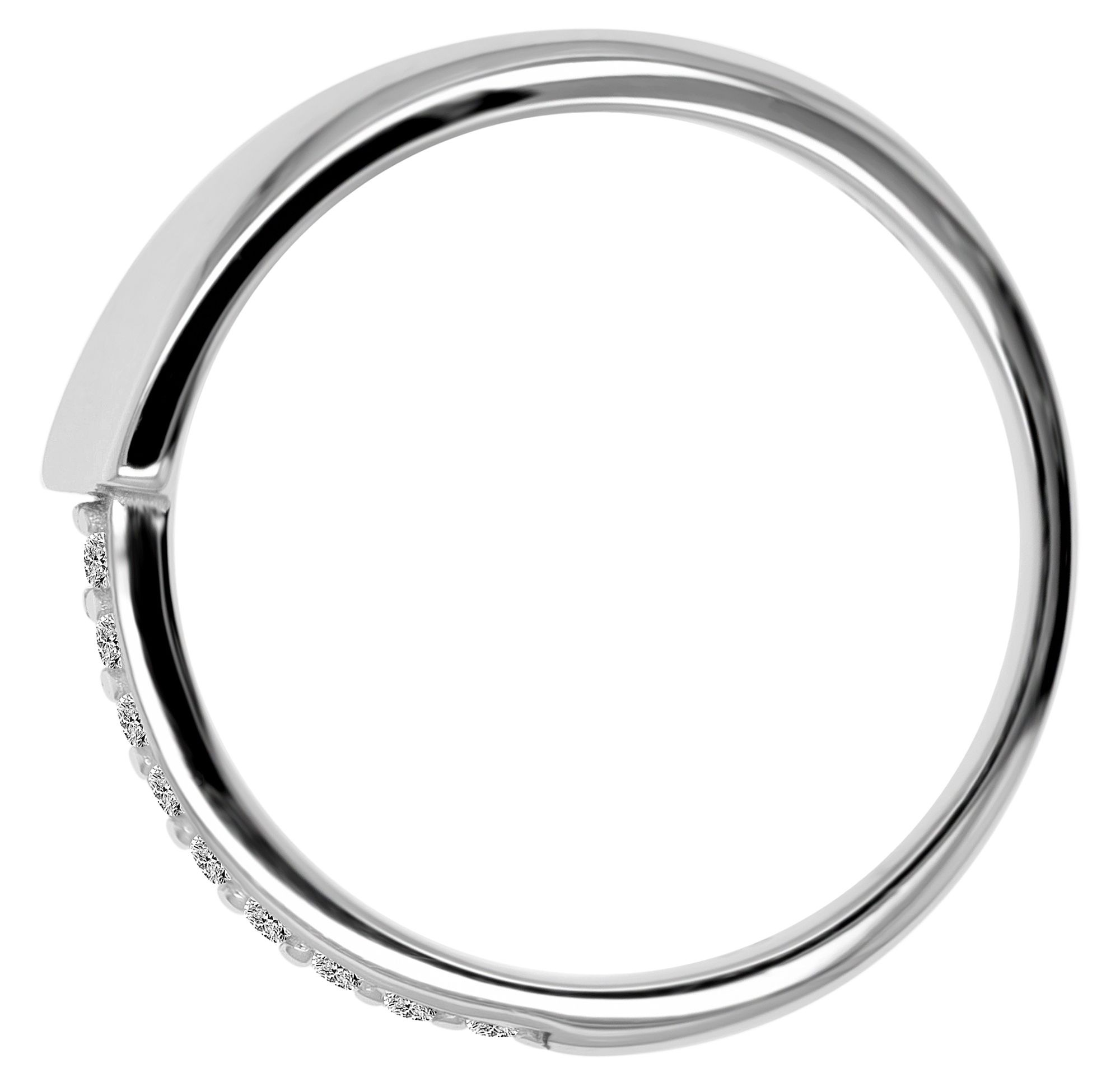 Adelia's Women's Ring 925 Silver Zirconia Silver 52 2