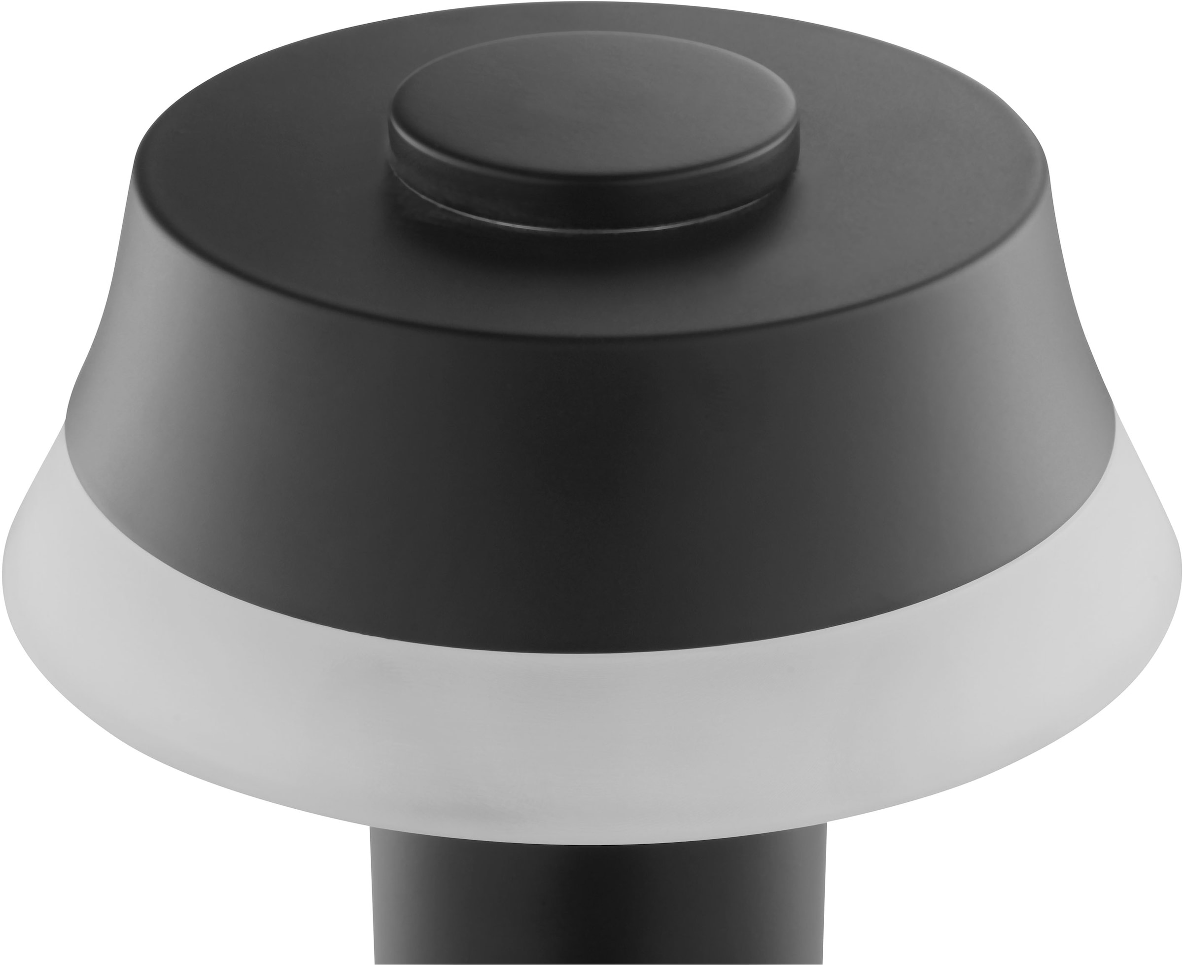 OTTO home LED Tischleuchte »Arnett« LED-Modul 1 Stk. Warmweiß akkubetrieben, 17 cm, 240 lm, per wireless charging & USB ladbar