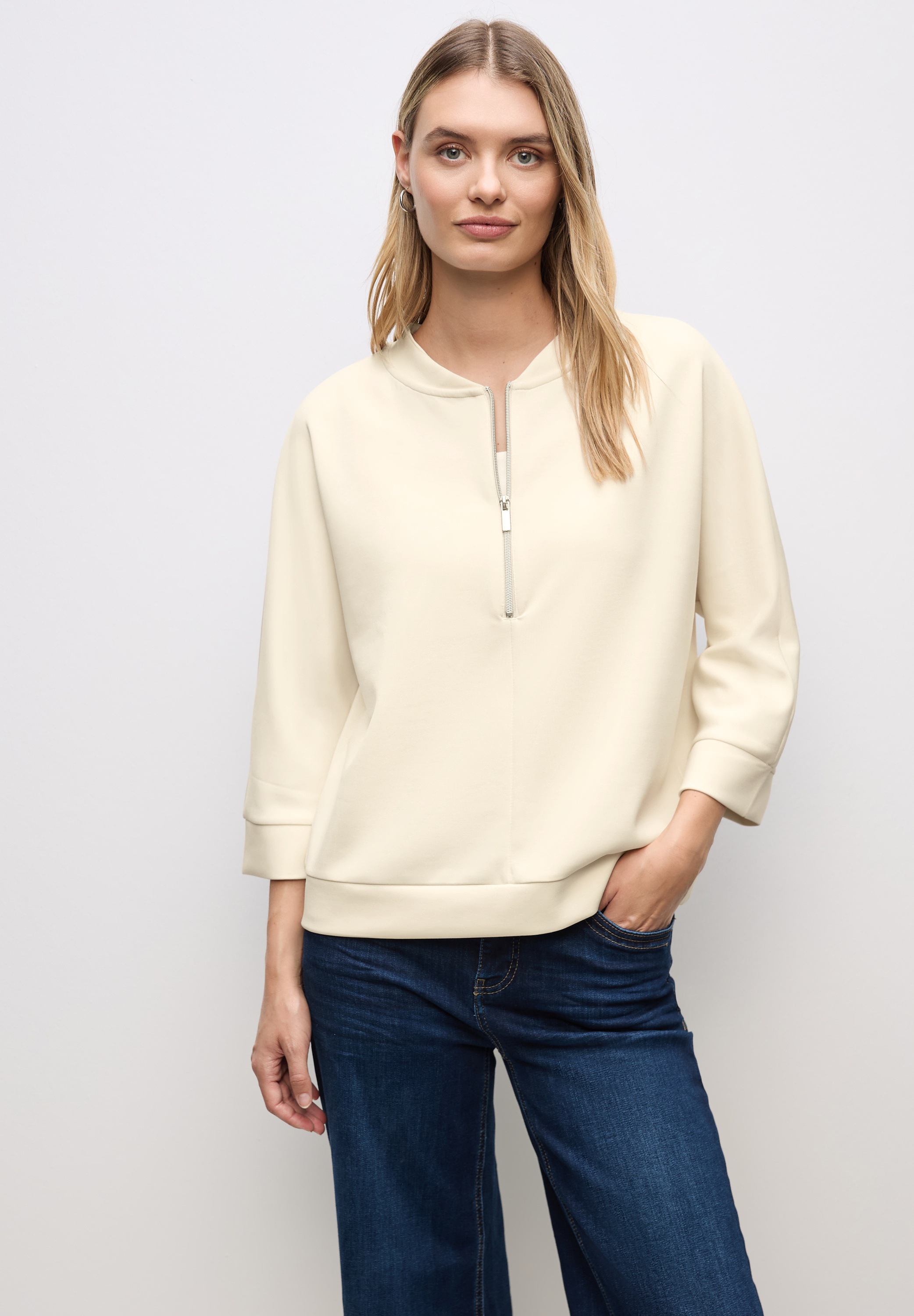 STREET ONE 3/4-Arm-Shirt, mit 3/4 Ärmeln günstig online kaufen