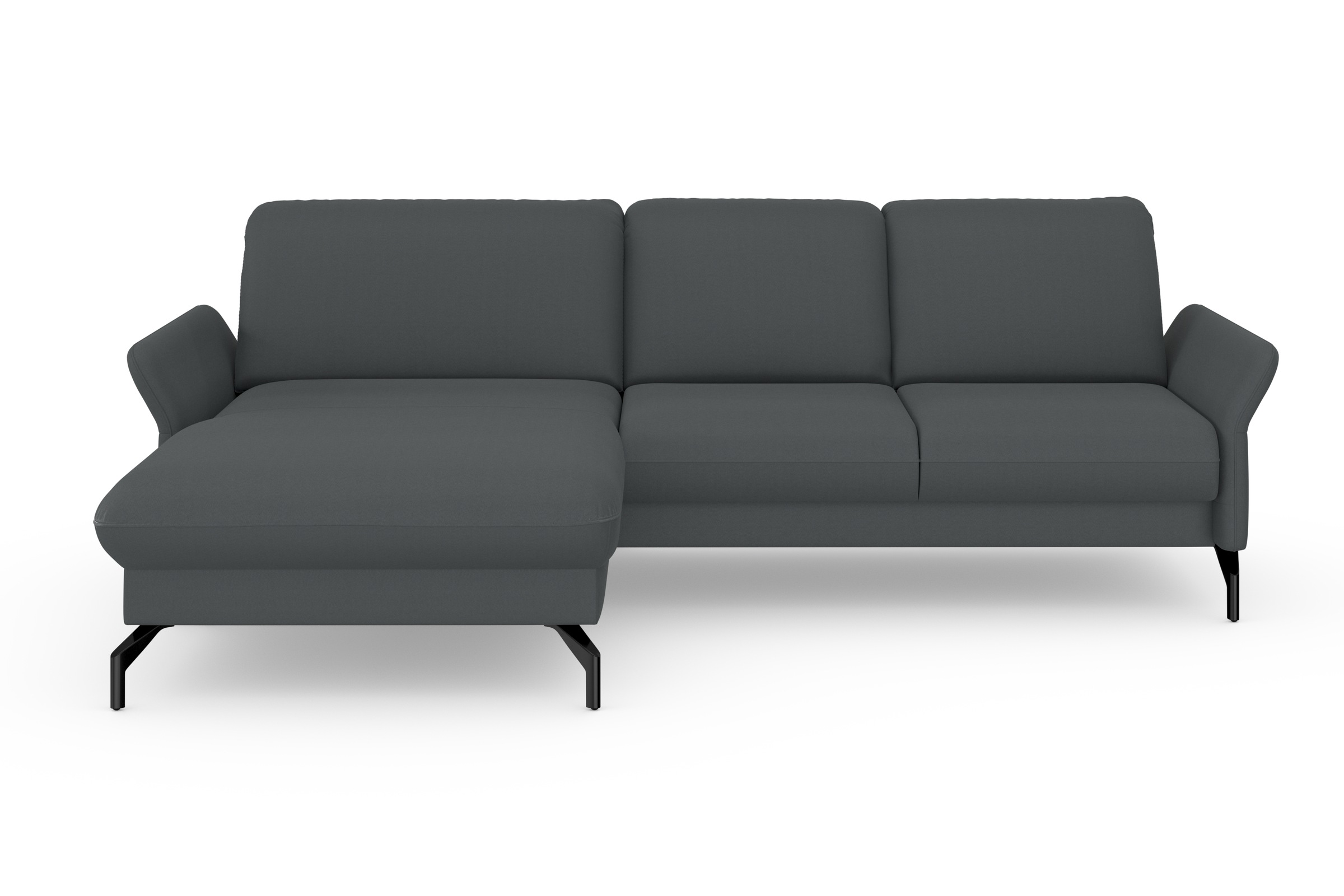 sit&more Ecksofa »Fashion L-Form«, wahlweise mit Kopfteilverstellung und Vorziehsitz, motorisch
