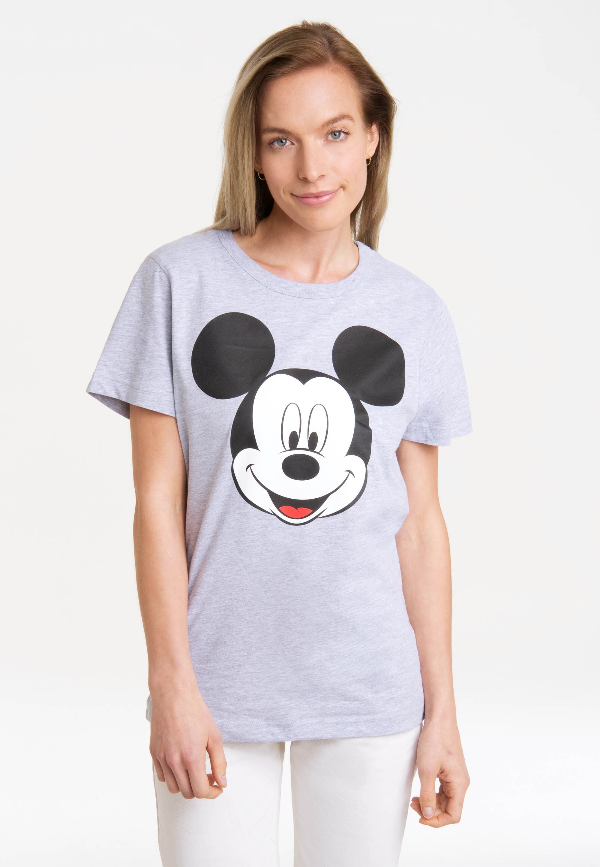 T-Shirt »Disney - Mickey Mouse Gesicht«, mit lizenziertem Print