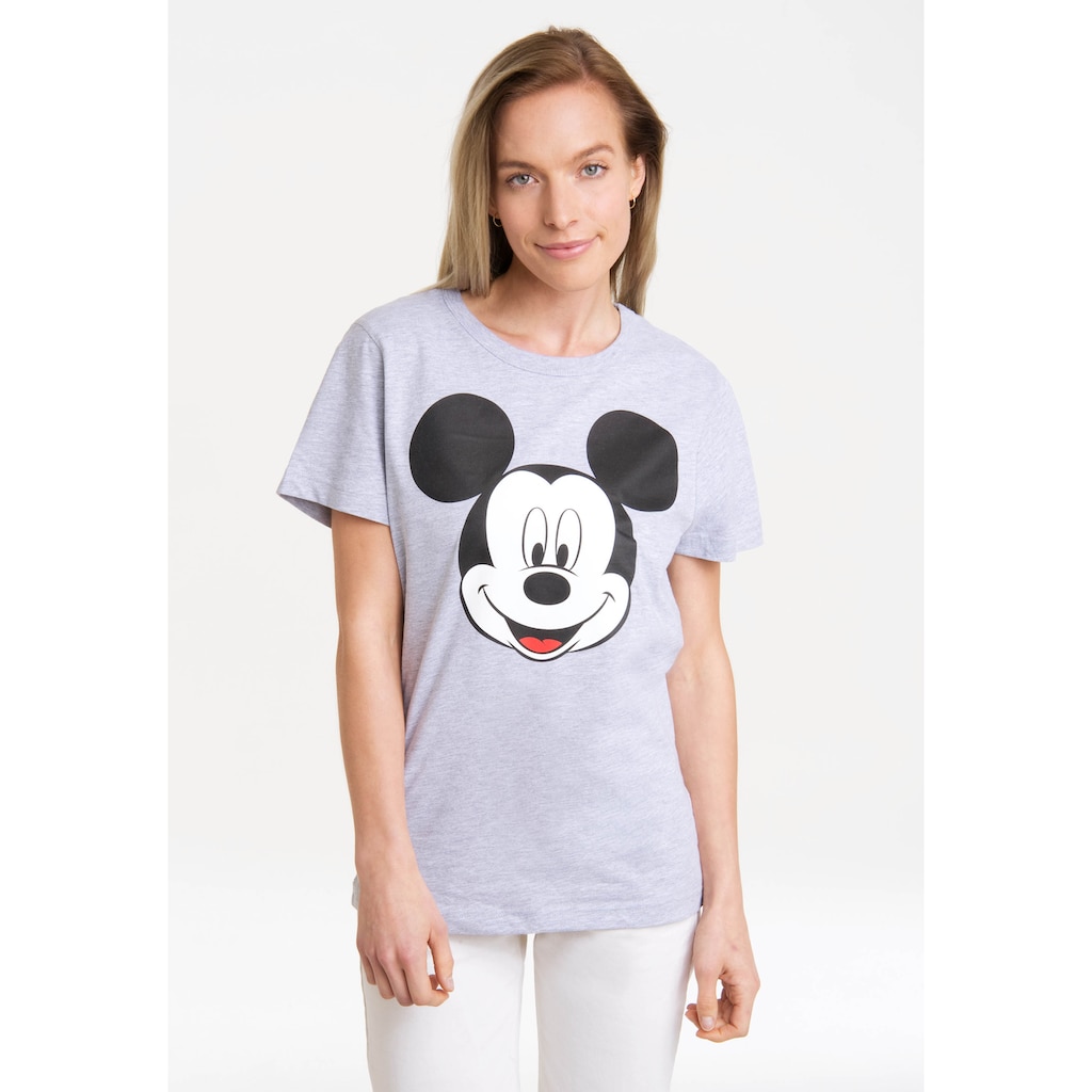 LOGOSHIRT T-Shirt »Disney - Mickey Mouse Gesicht«
