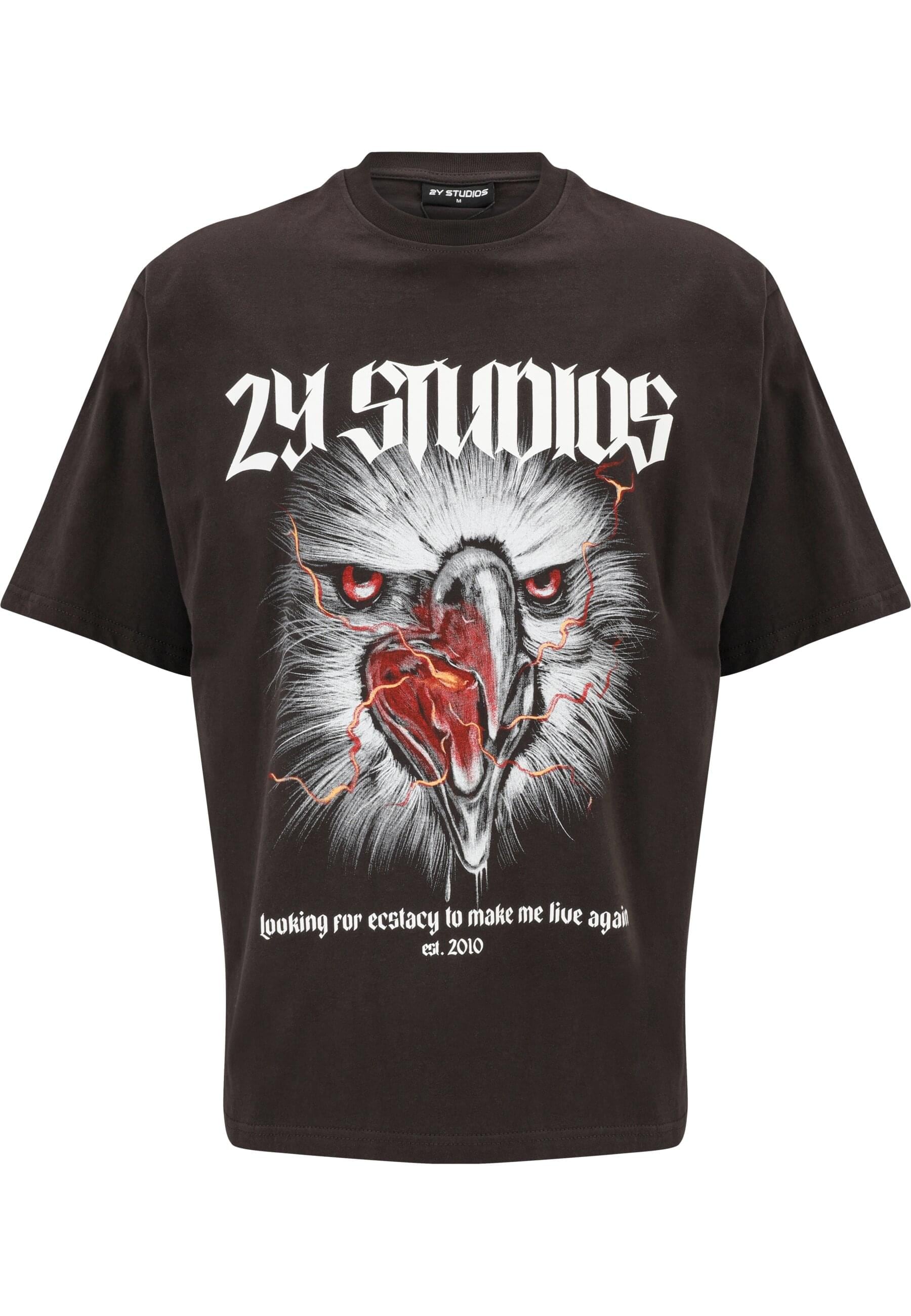 2Y Studios T-Shirt "2Y Studios Herren Eagle Oversize Tee" 1 Stk. tlg. günstig online kaufen