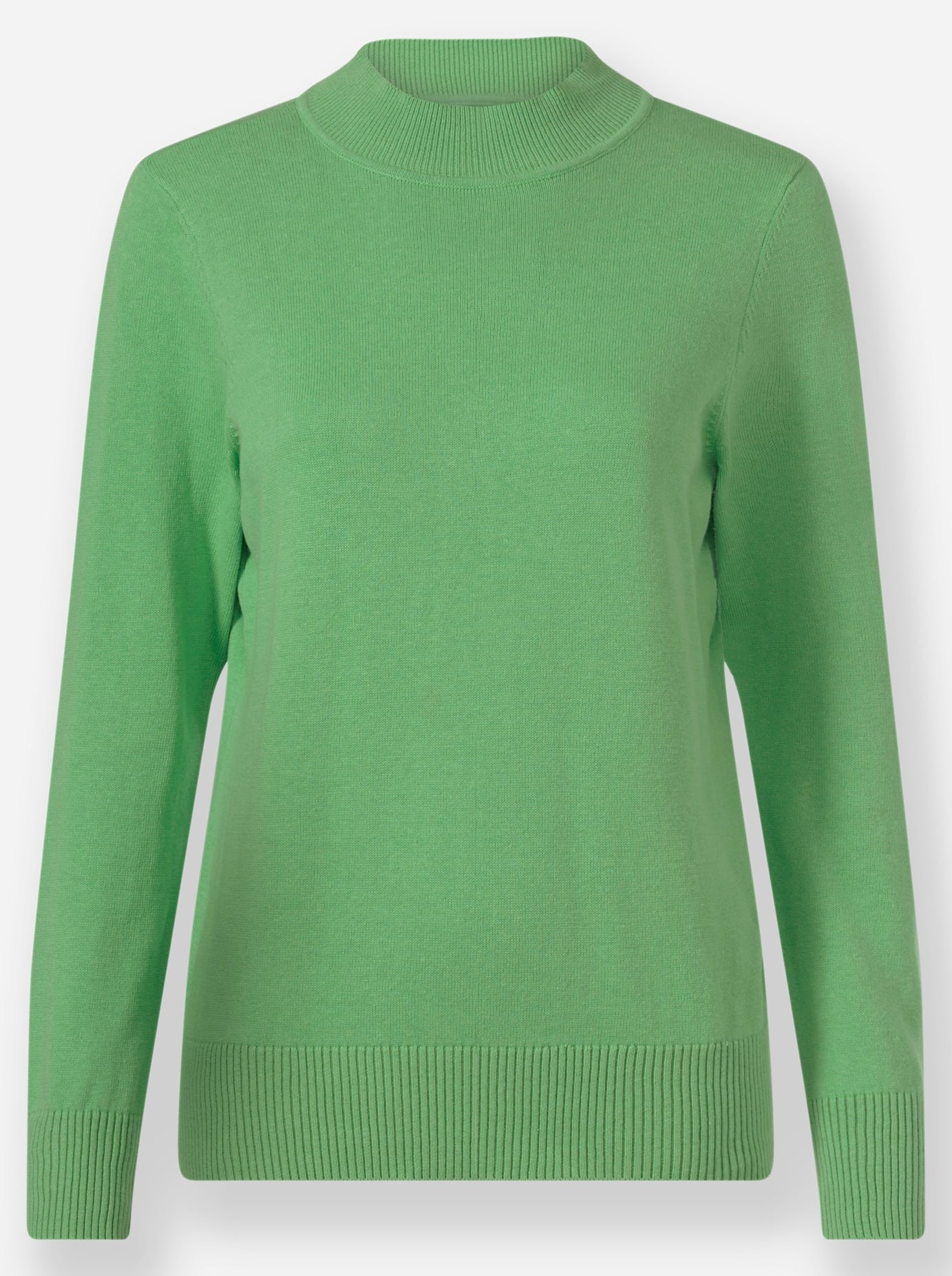 CASUAL LOOKS Pullover Turtleneck Green Size 46 3