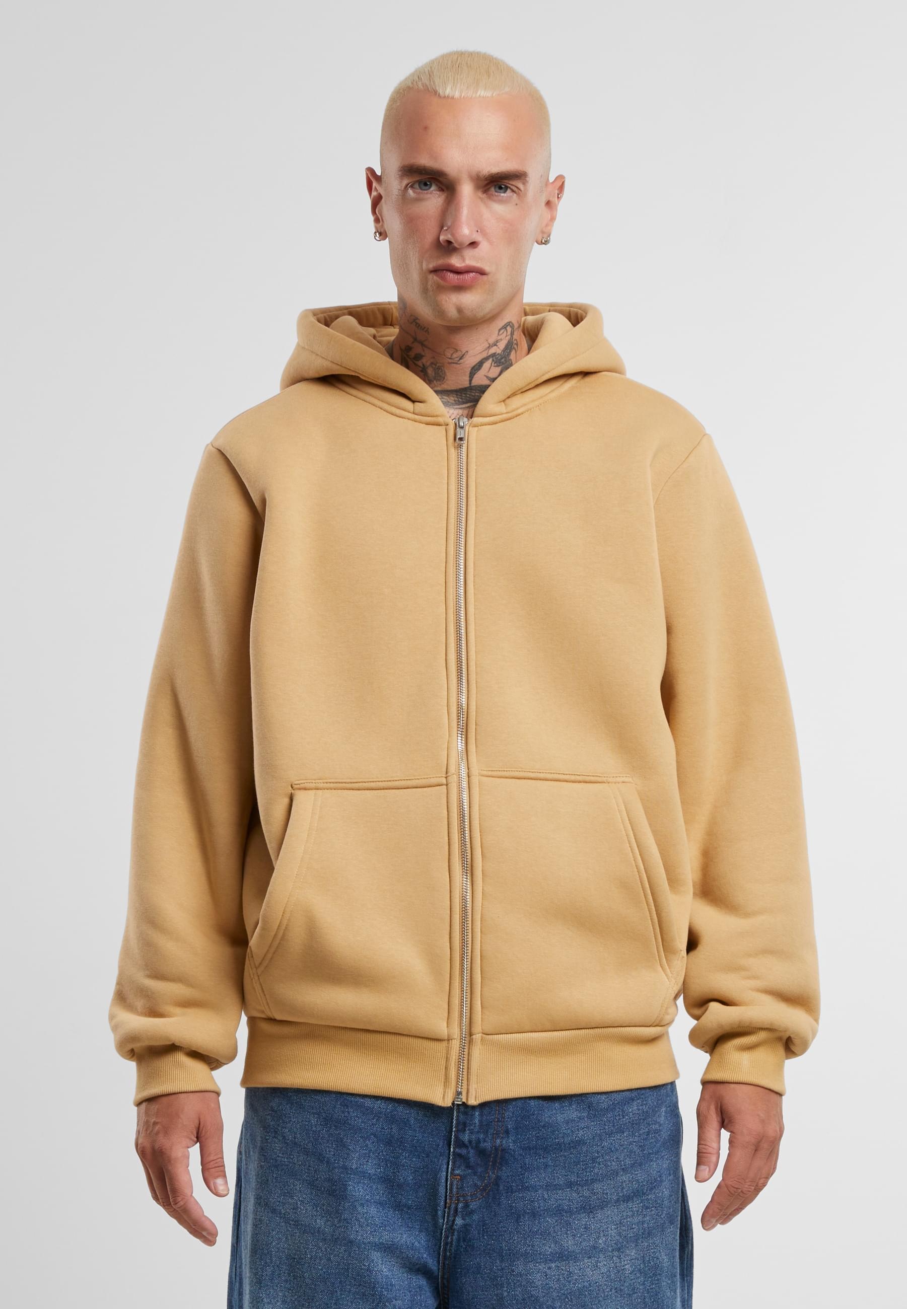 URBAN CLASSICS Sweatjacke »Urban Classics Bonded Sherpa Zip Hoody«