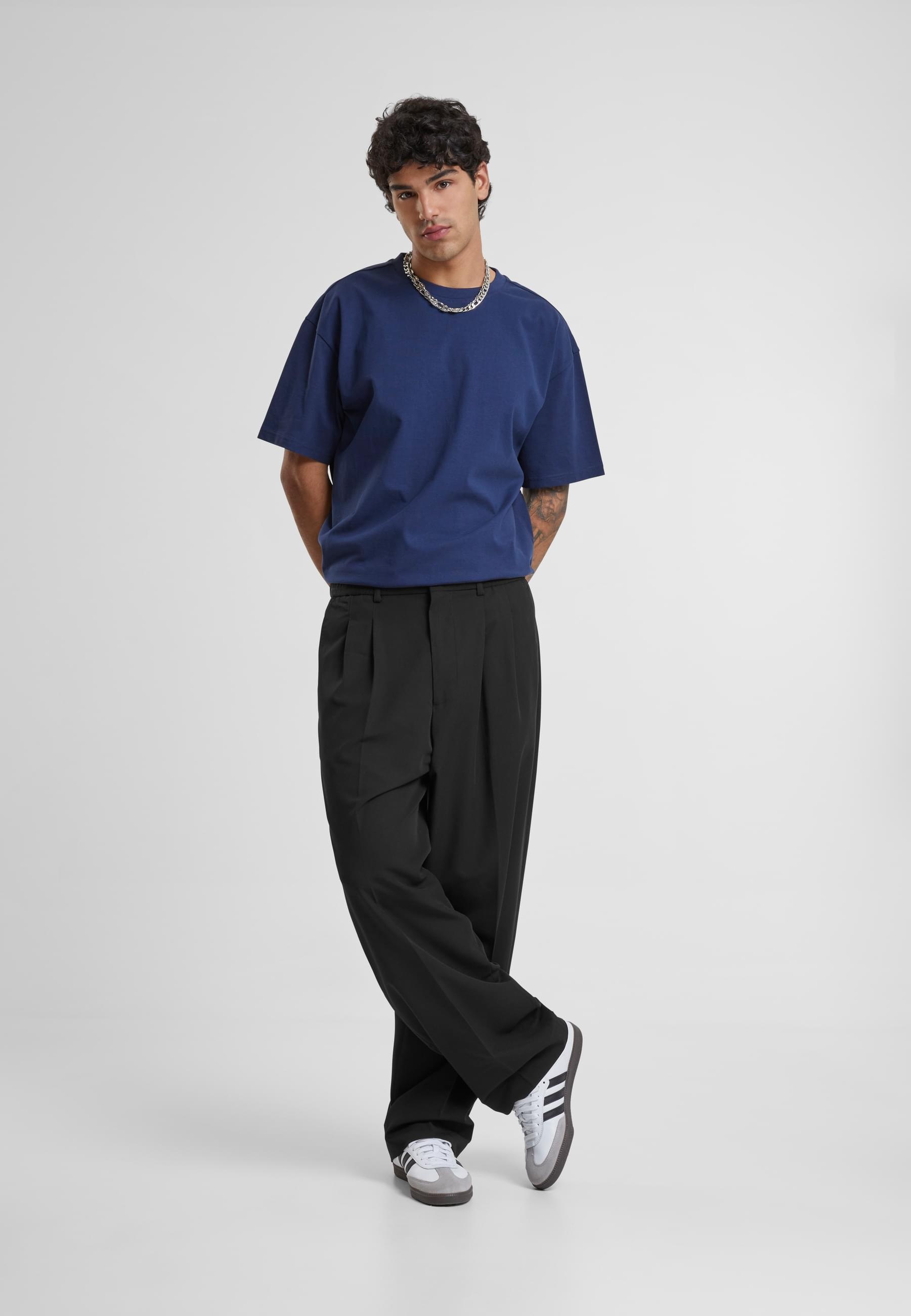 URBAN CLASSICS Stoffhose »Urban Classics Herren Wide Fit Pants«, (1 tlg.)