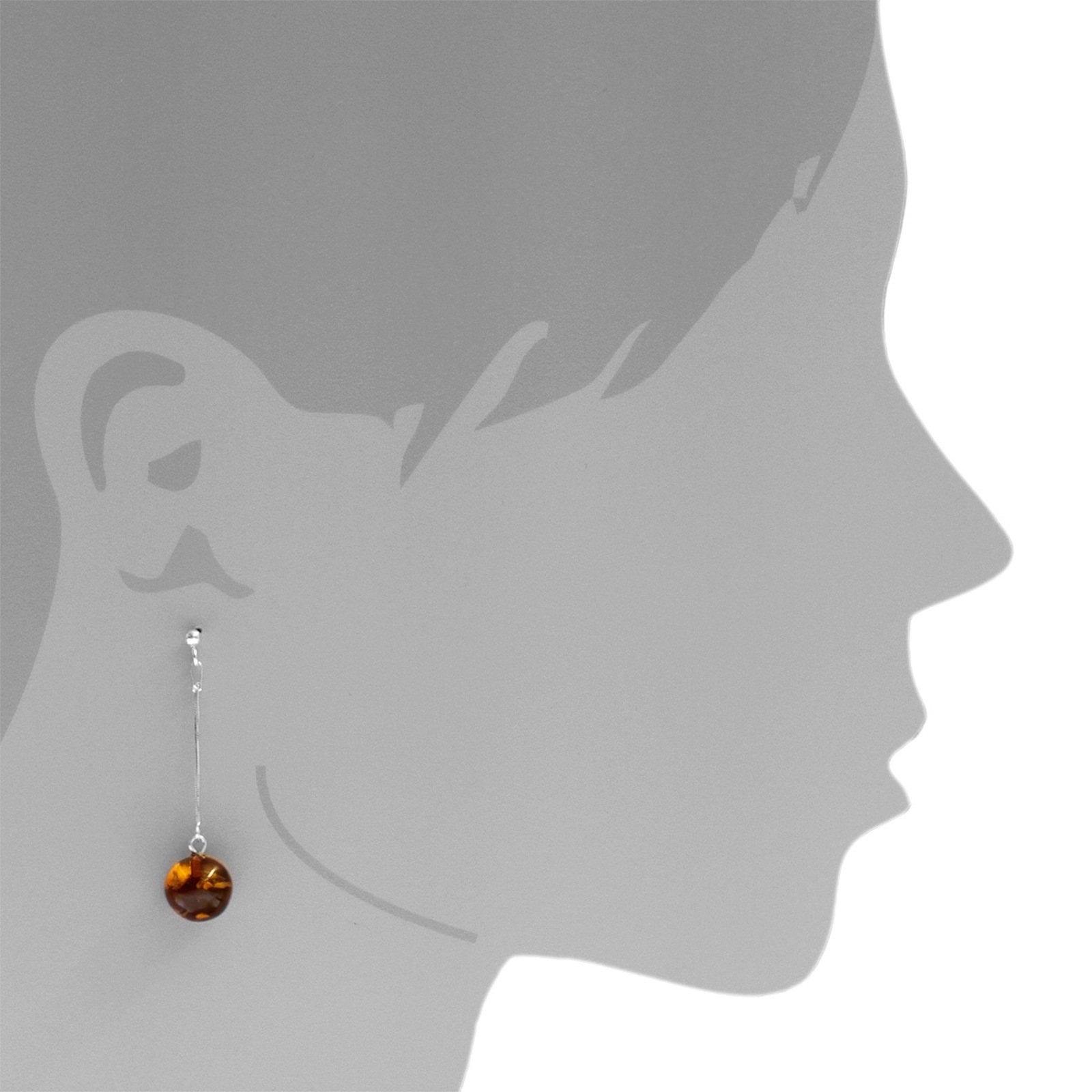 OSTSEE-SCHMUCK Paar Ohrhänger »Ostsee-Schmuck Ohrhänger Klassisch 9 mm Ohrhänger Klassisch 9 mm«, (2 tlg.)