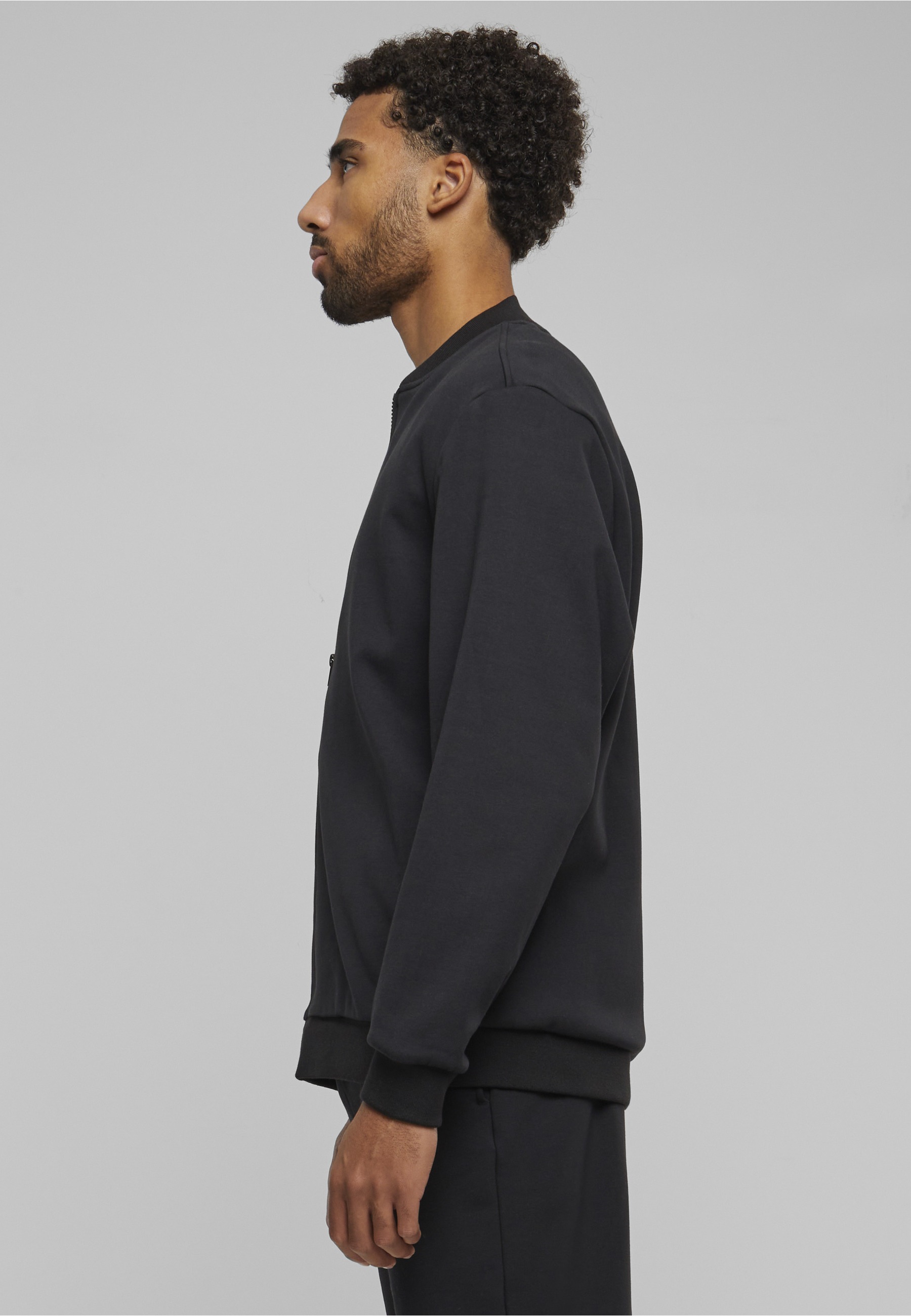 URBAN CLASSICS Collegejacke »Urban Classics Herren Cozy College Jacket« 1 Stk. tlg. ohne Kapuze