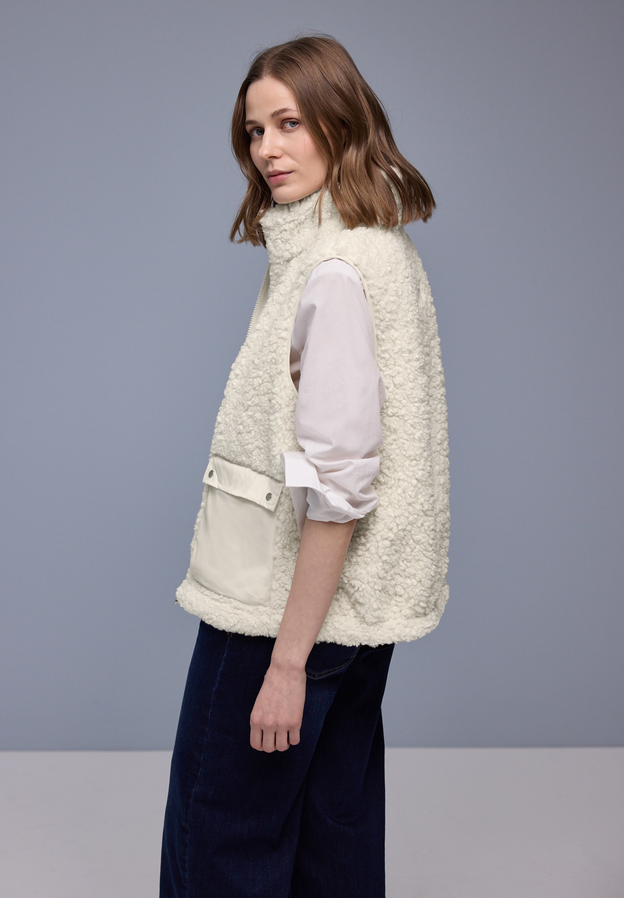 STREET ONE Fellweste super weich