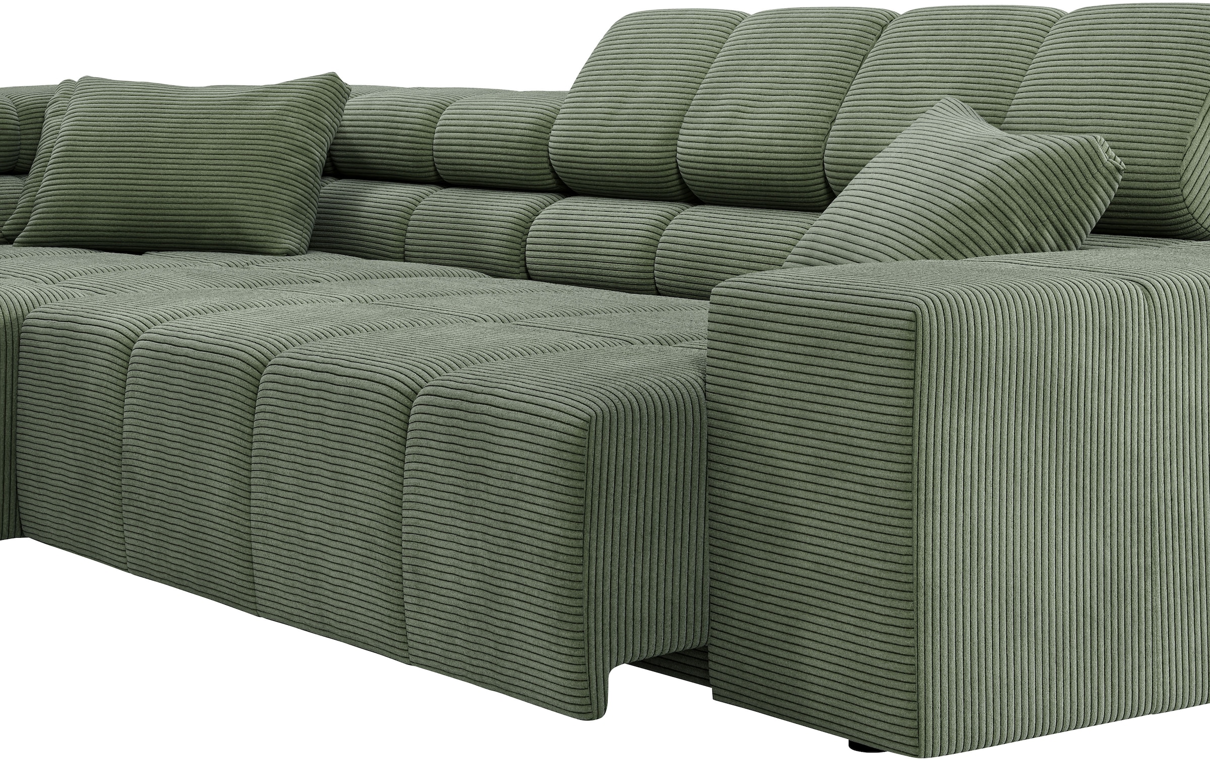 INOSIGN Ecksofa »Ancona incl. Kopfteilverstellung, OTTOs Choice, Breite 319cm, L-Form«, wahlweise motorische Sitztiefenverstellung, auch in Cord + Easy Care