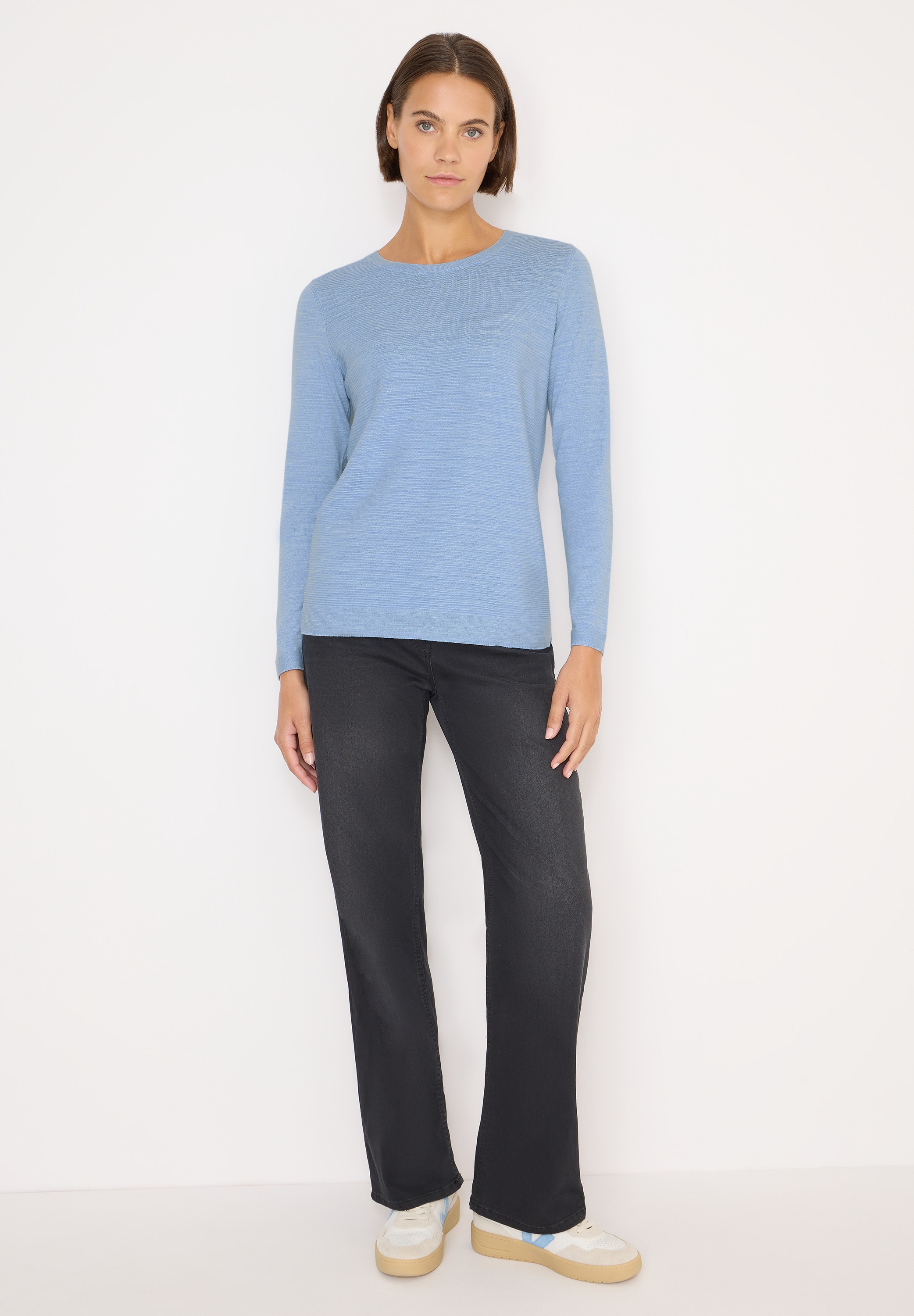 Cecil Strickpullover, mit Rundhalsausschnitt