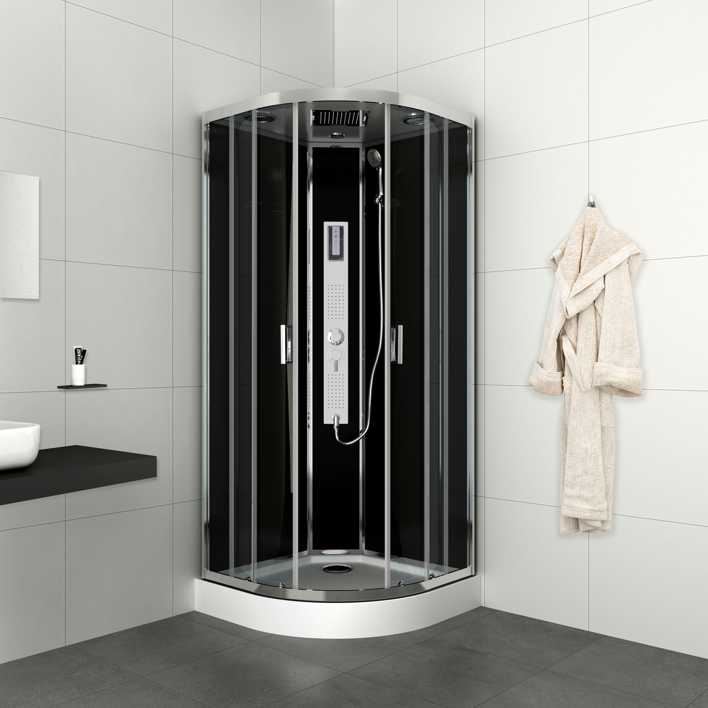 Sanotechnik Komplettdusche »Trend 1«, mit Beleuchtung