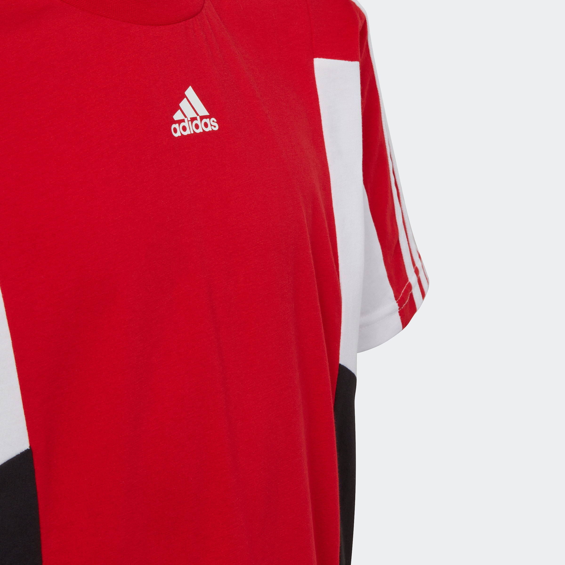 adidas Sportswear für »COLORBLOCK ▷ T-Shirt 3-STREIFEN | REGULAR BAUR FIT«