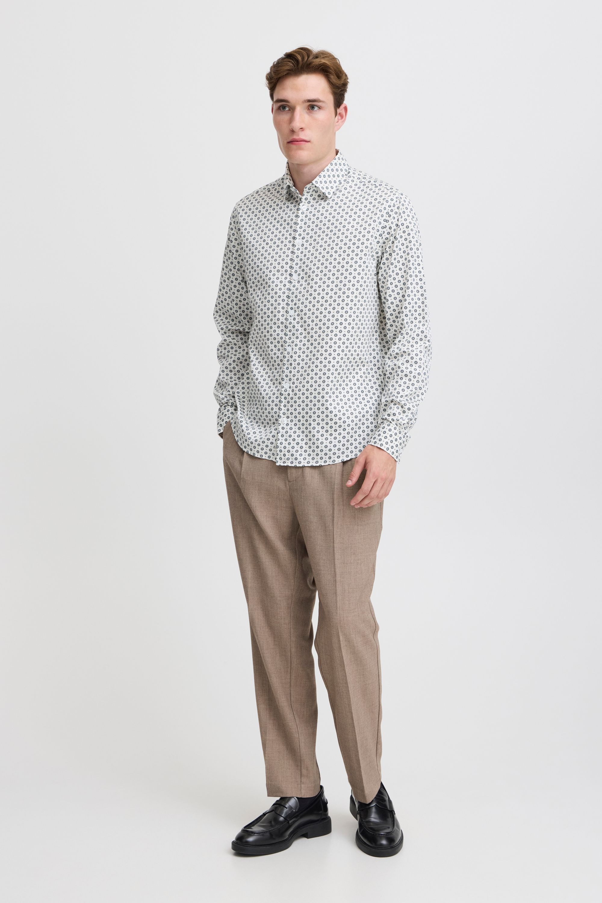 Casual Friday Businesshemd »Businesshemd CFANTON LS floral AOP shirt«