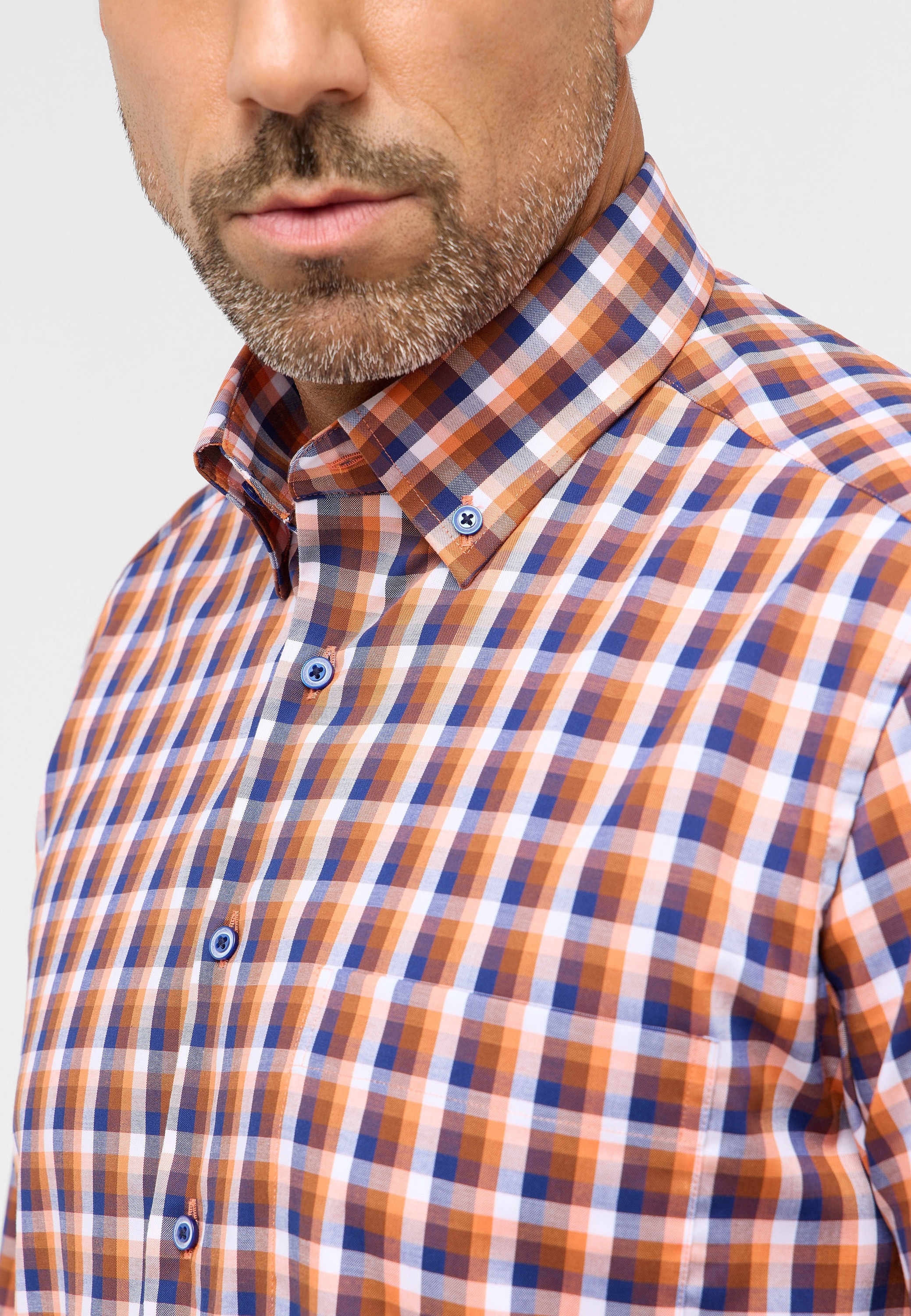 Thumbnail - Eterna Langarmhemd "COMFORT FIT" NON IRON (bügelfrei)